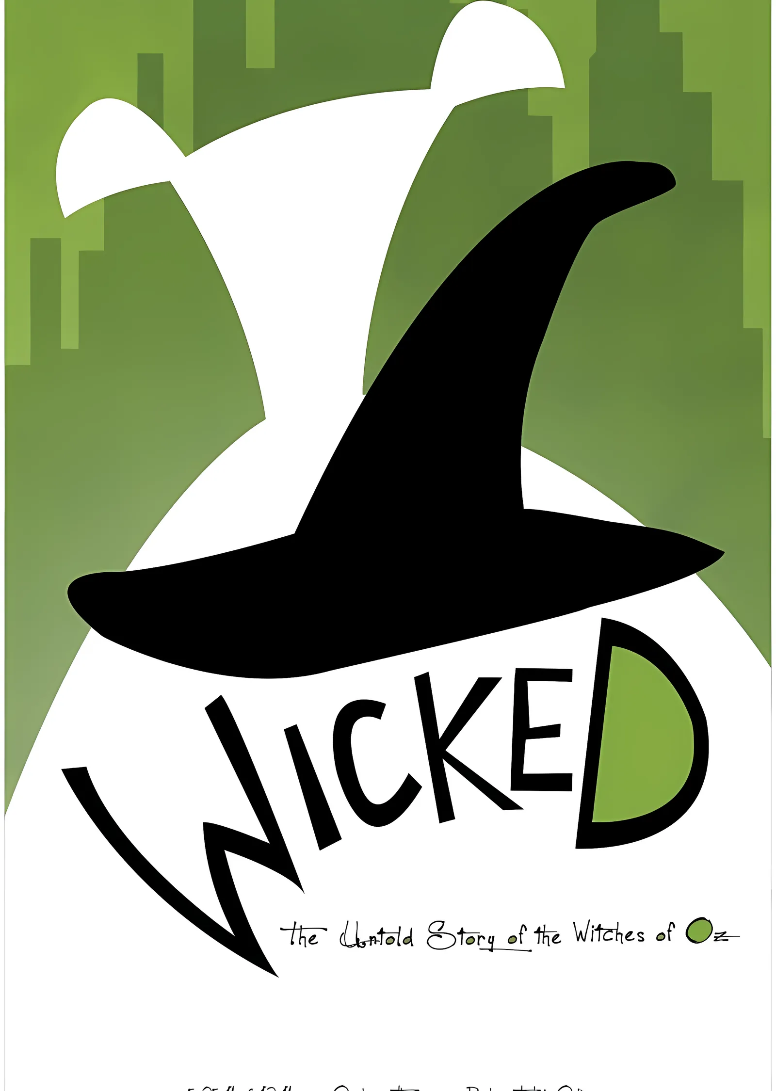 Wicked - Oz'un Cadıları metal tablo