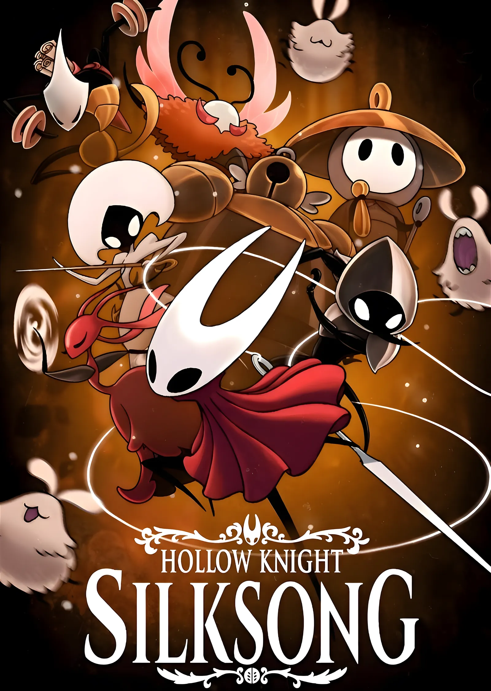 Hollow Knight: Silksong Karakterleri metal tablo