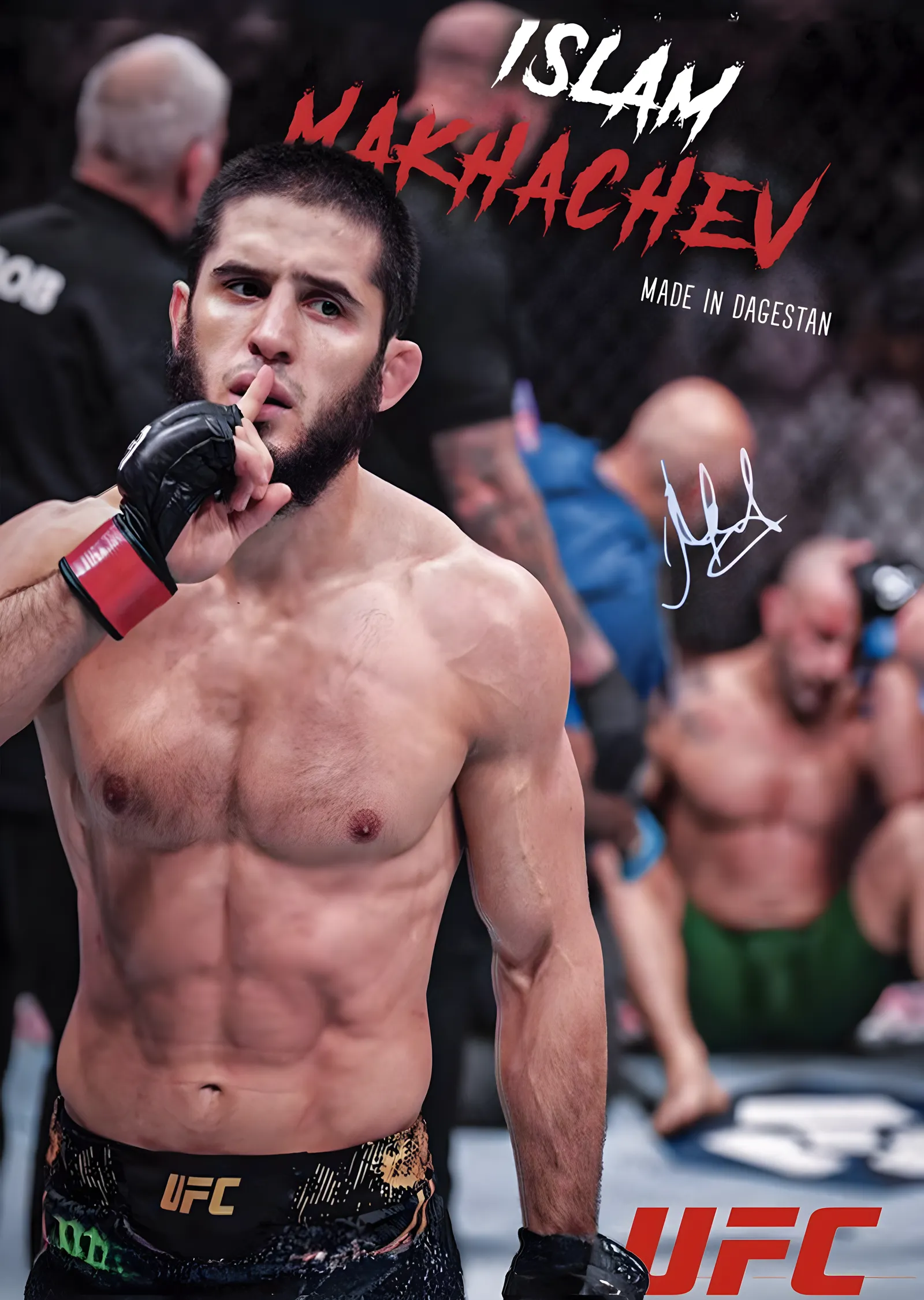 Islam Makhachev - Made in Dagestan metal tablo