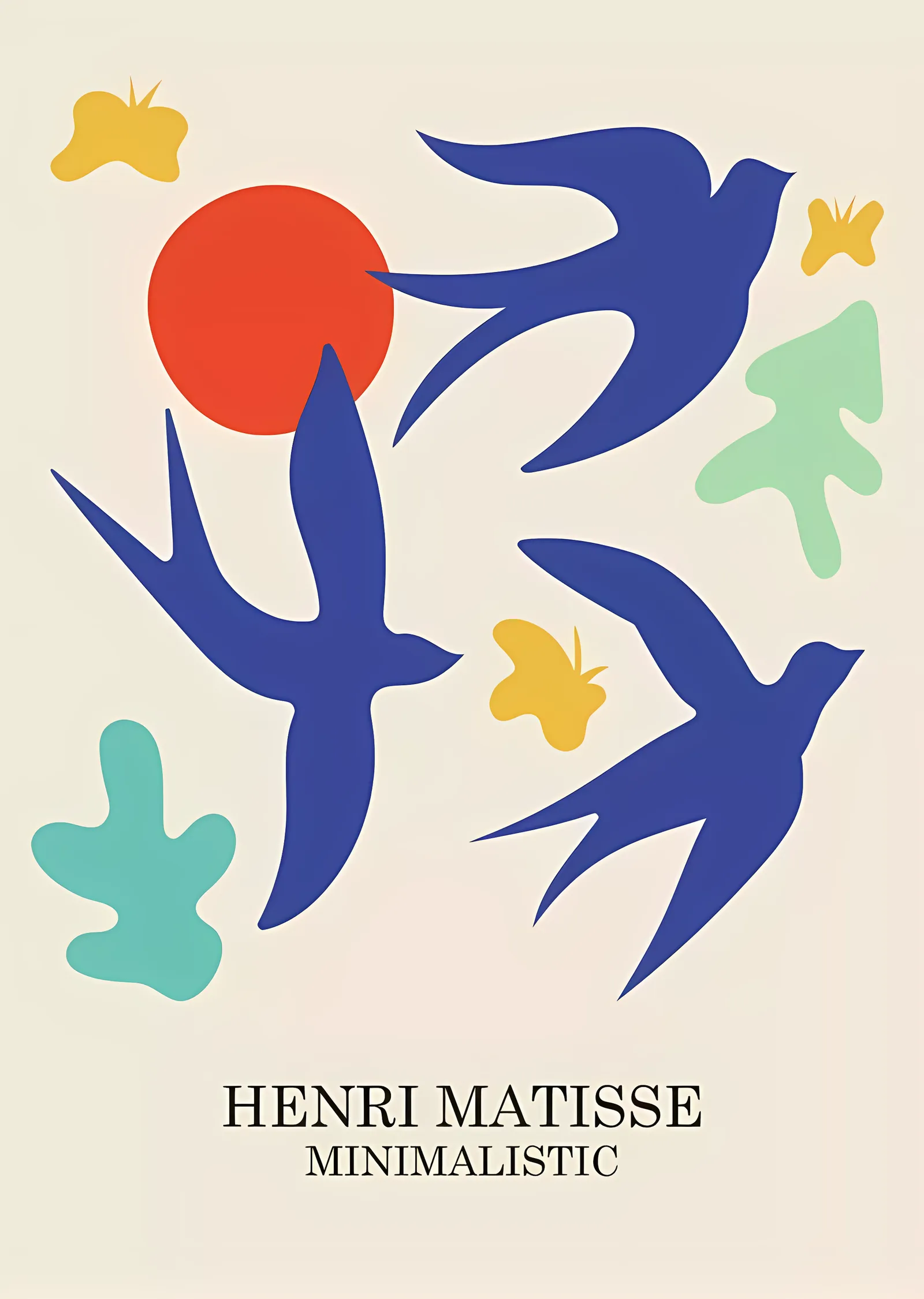 Henri Matisse: Minimalistic metal tablo