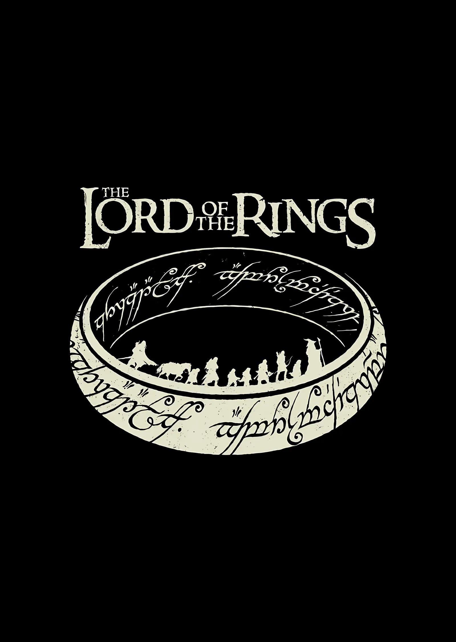 The Lord of the Rings Logo metal tablo