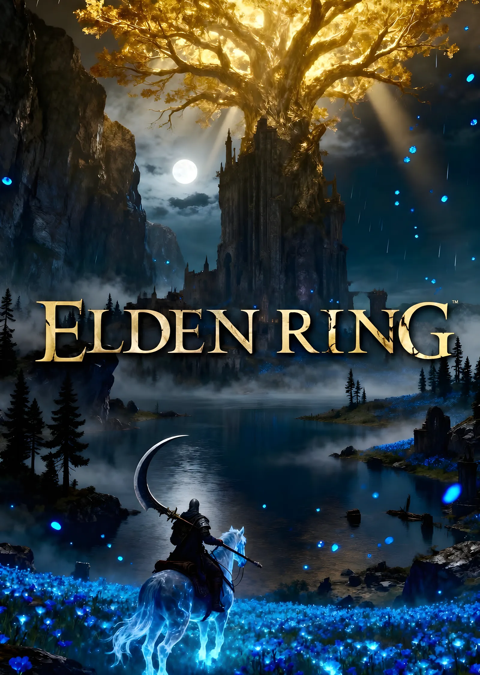 Elden Ring: Erdtree metal tablo