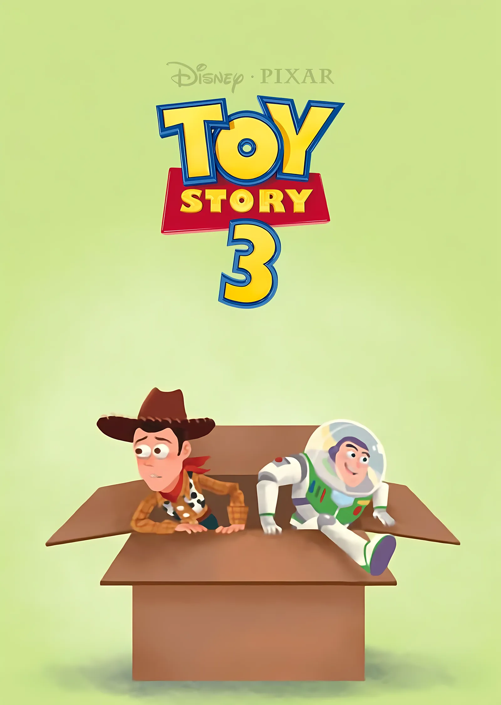 Toy Story 3 - Woody ve Buzz metal tablo