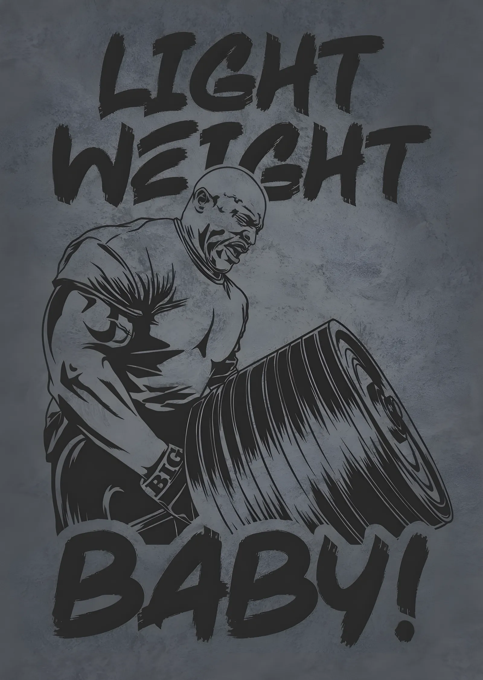 Ronnie Coleman - Light Weight Baby metal tablo