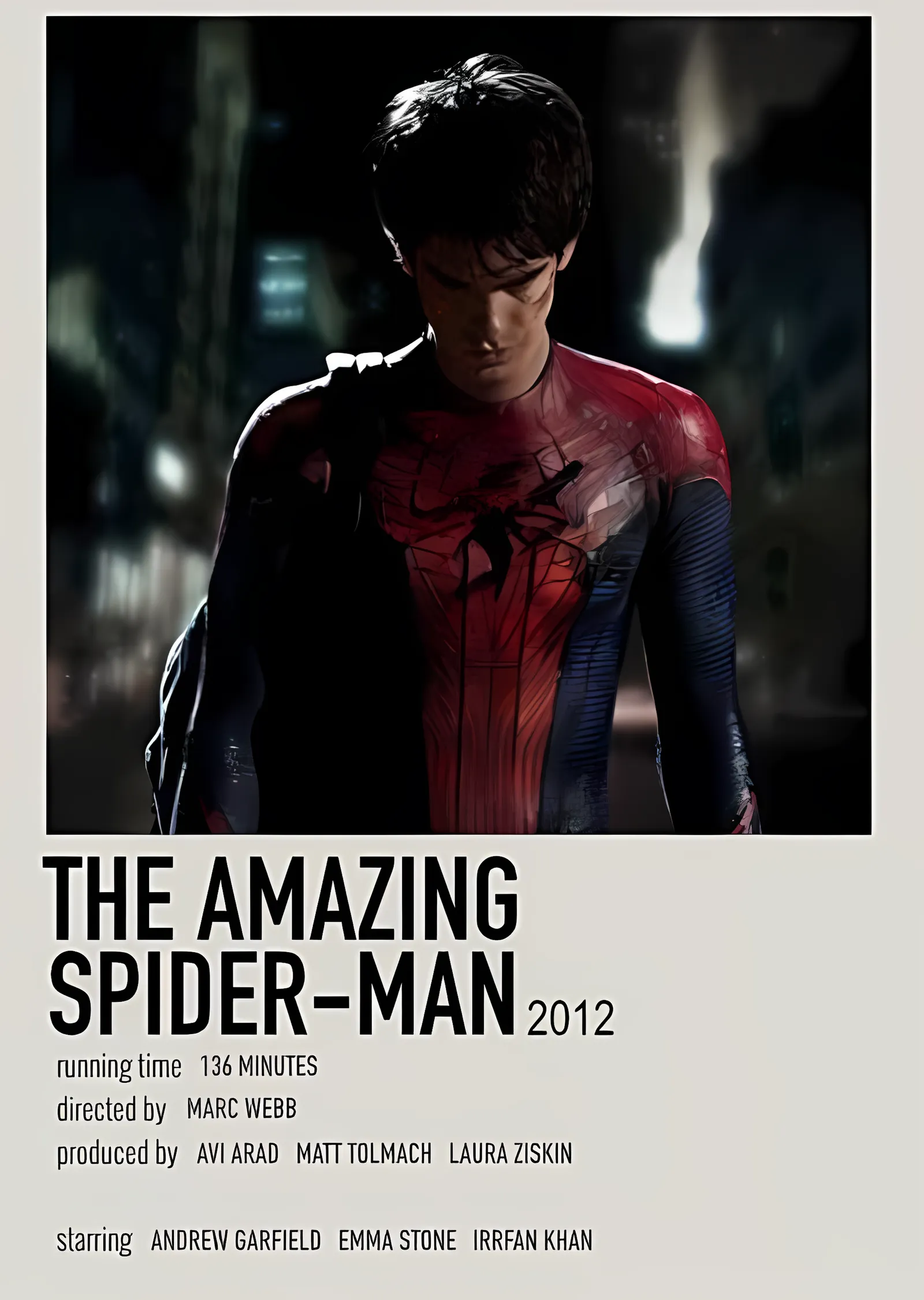 The Amazing Spider-Man 2012 metal tablo