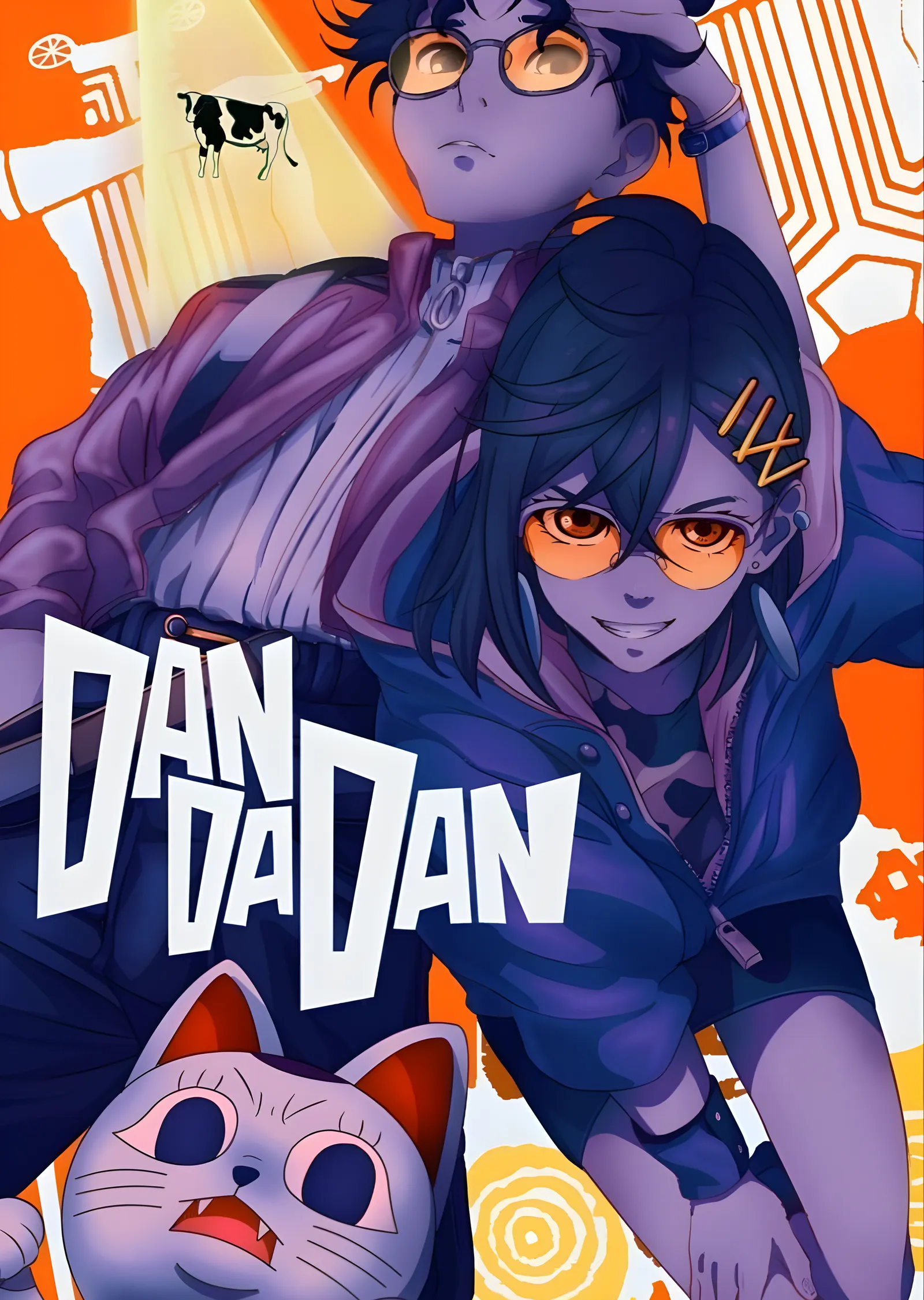 Dandadan: Momo ve Okarun metal tablo