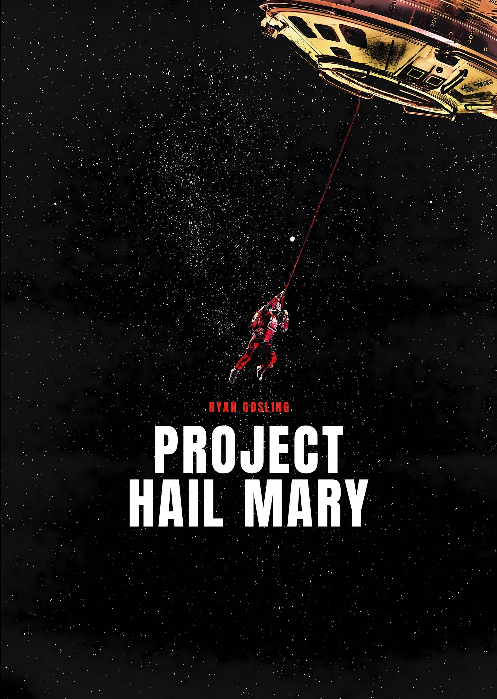Project Hail Mary - Uzay Boşluğunda metal tablo