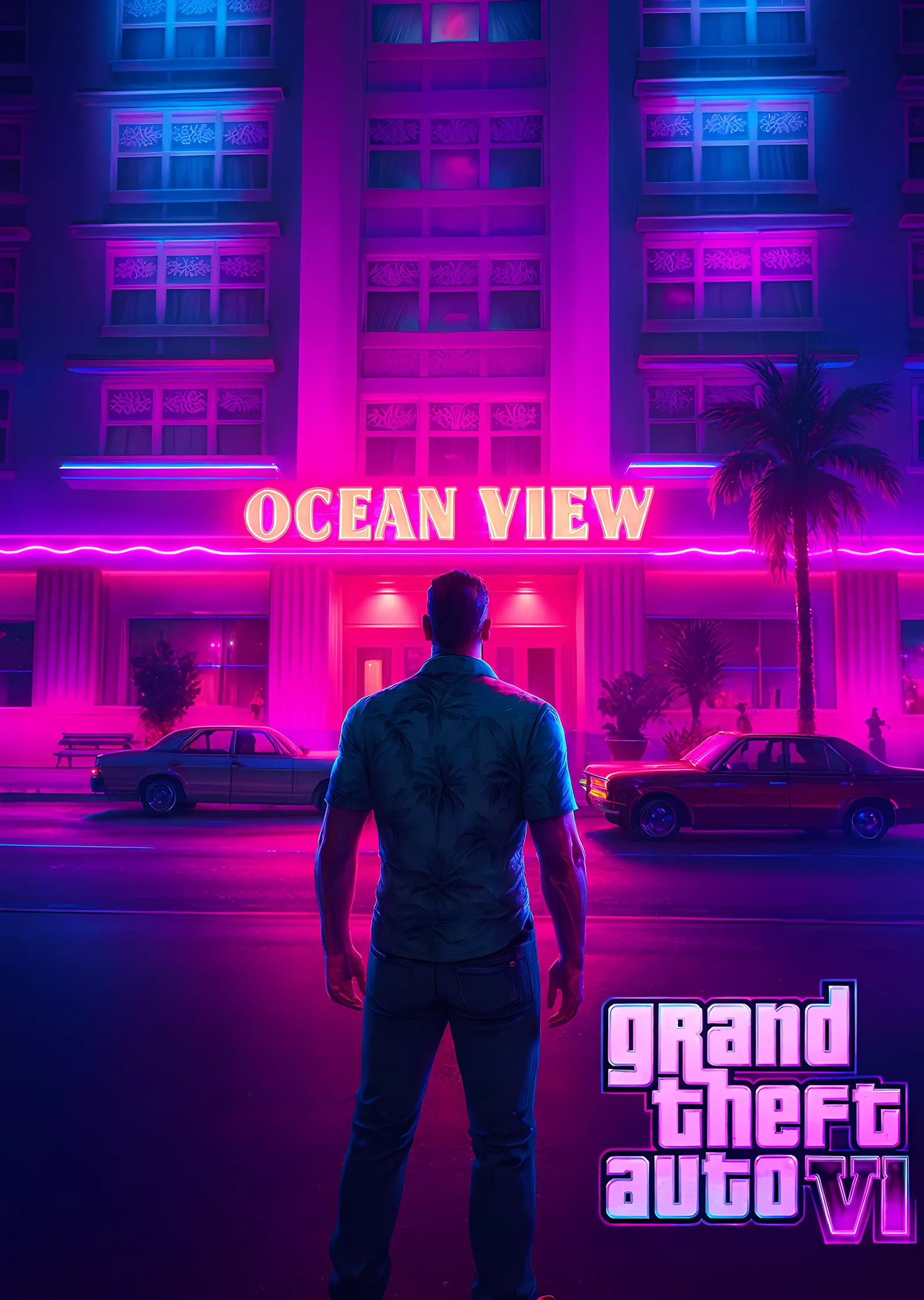 Grand Theft Auto VI - Ocean View metal tablo