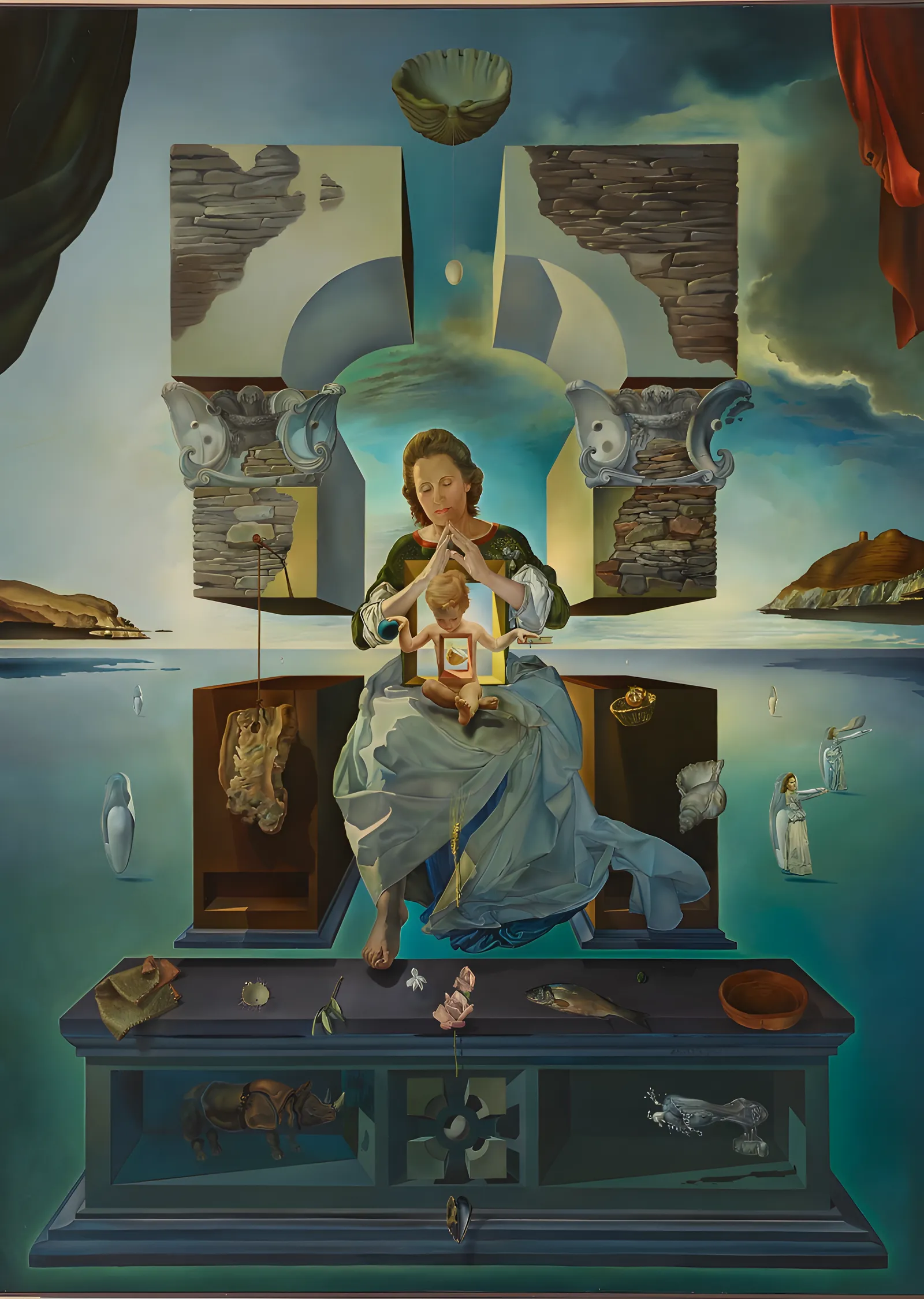 Salvador Dalí · Port Lligat Madonnası metal tablo