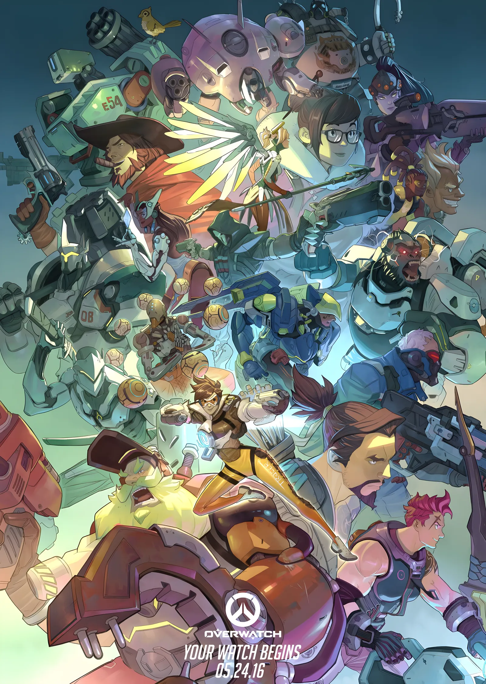 Overwatch - Your Watch Begins metal tablo