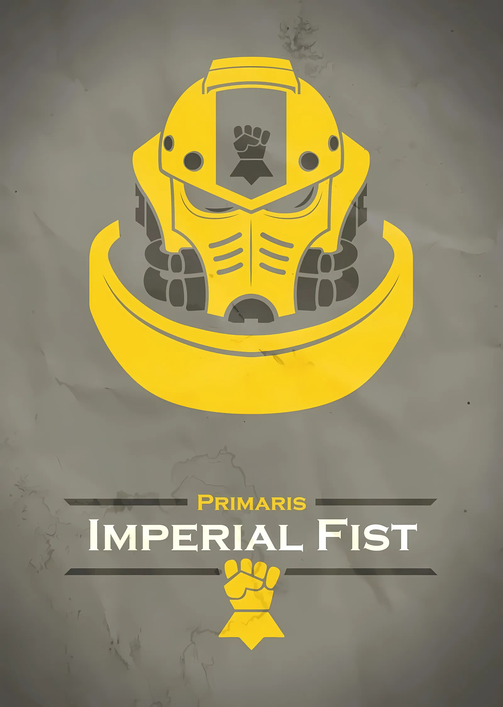 Warhammer 40K: Imperial Fists metal tablo