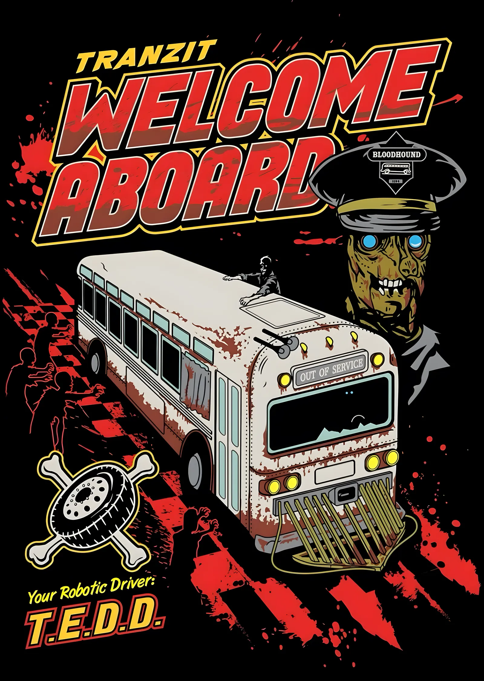 Tranzit: Welcome Aboard metal tablo