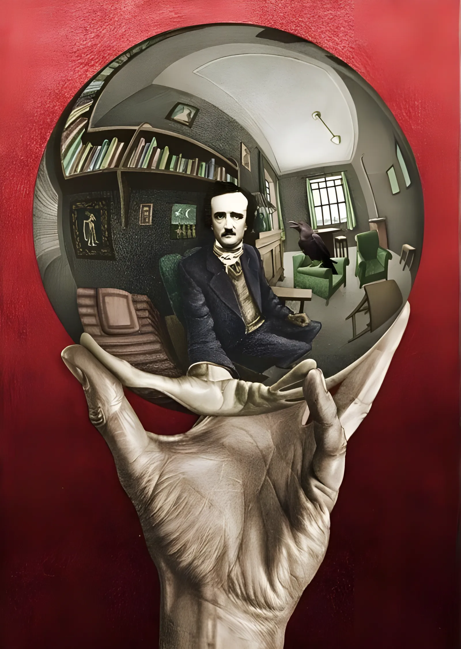 Poe: Küredeki Oda metal tablo