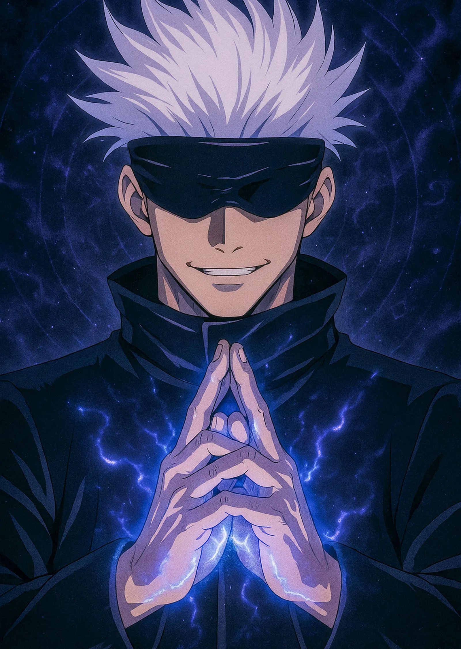 Jujutsu Kaisen: Gojo Satoru'nun Gülüşü metal tablo