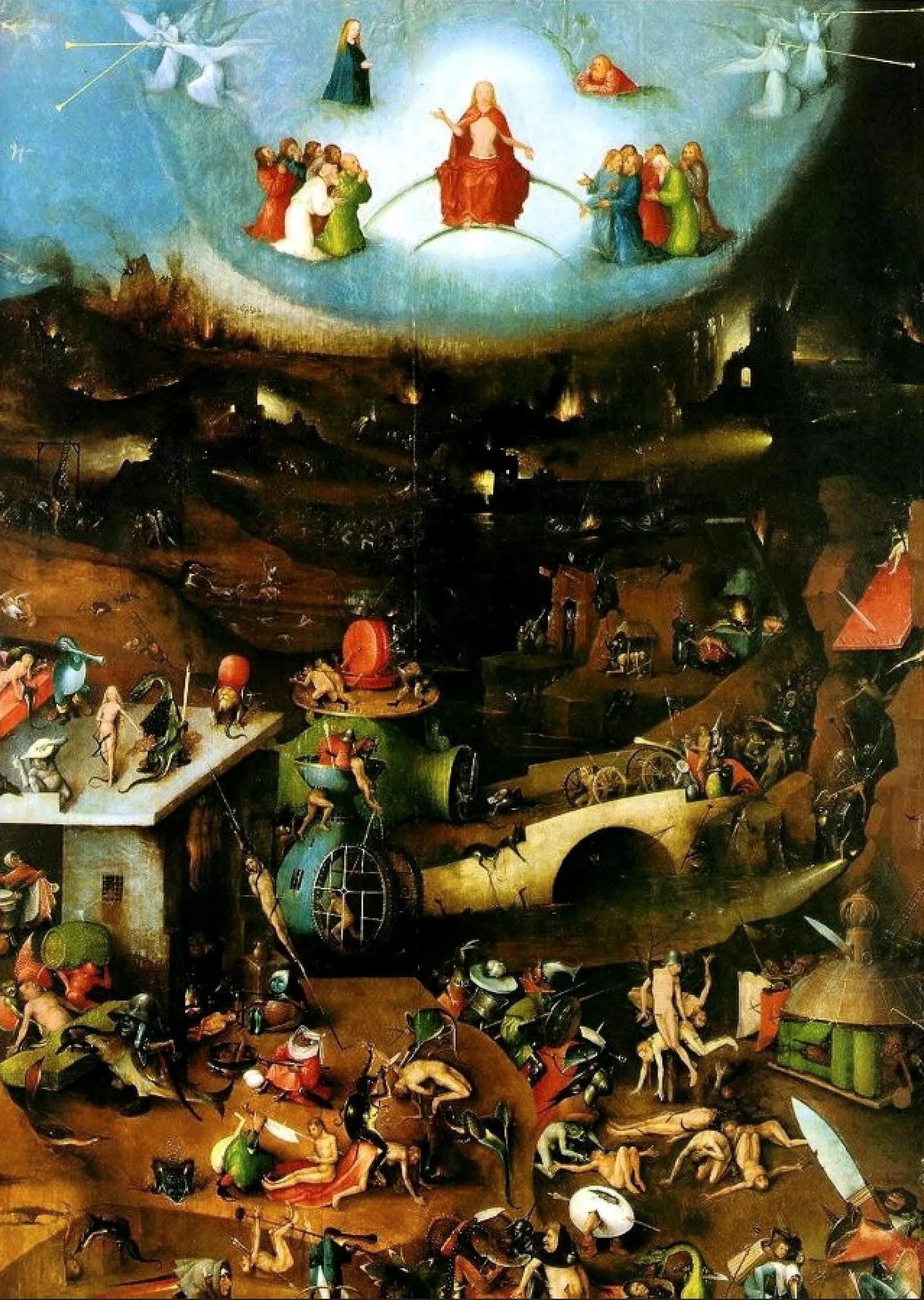 Hieronymus Bosch - Son Yargı metal tablo