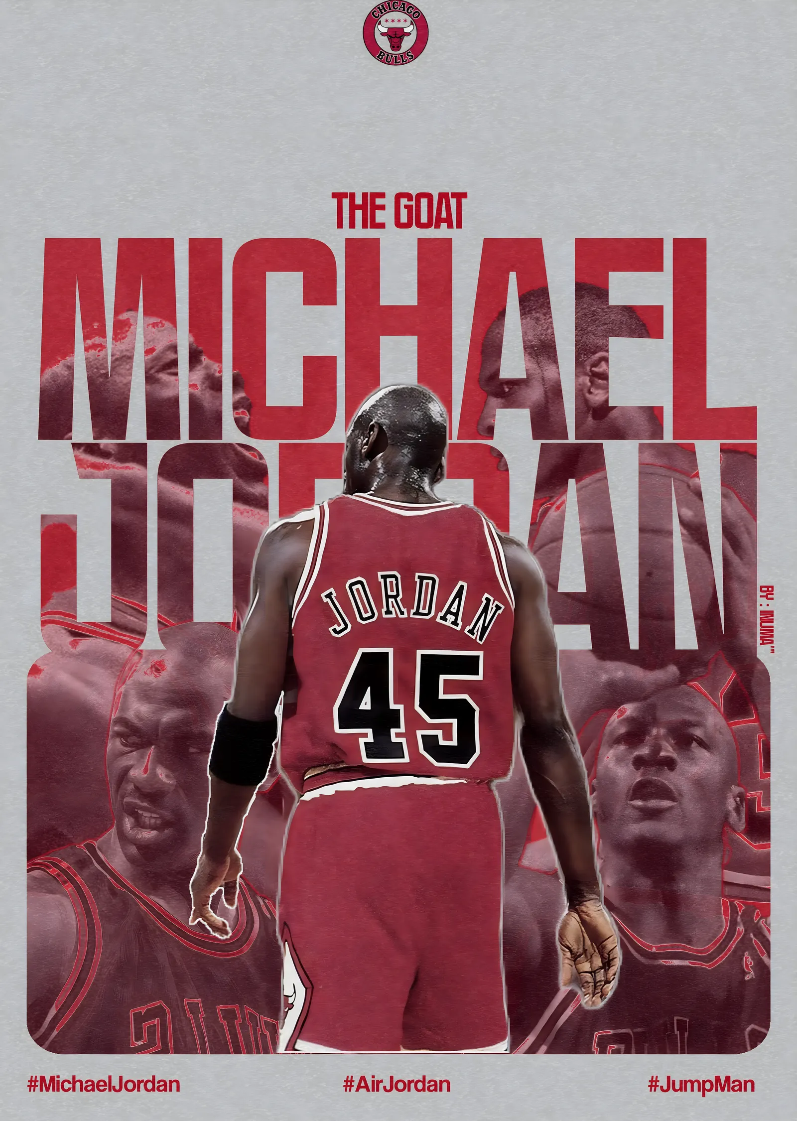Michael Jordan: The GOAT metal tablo