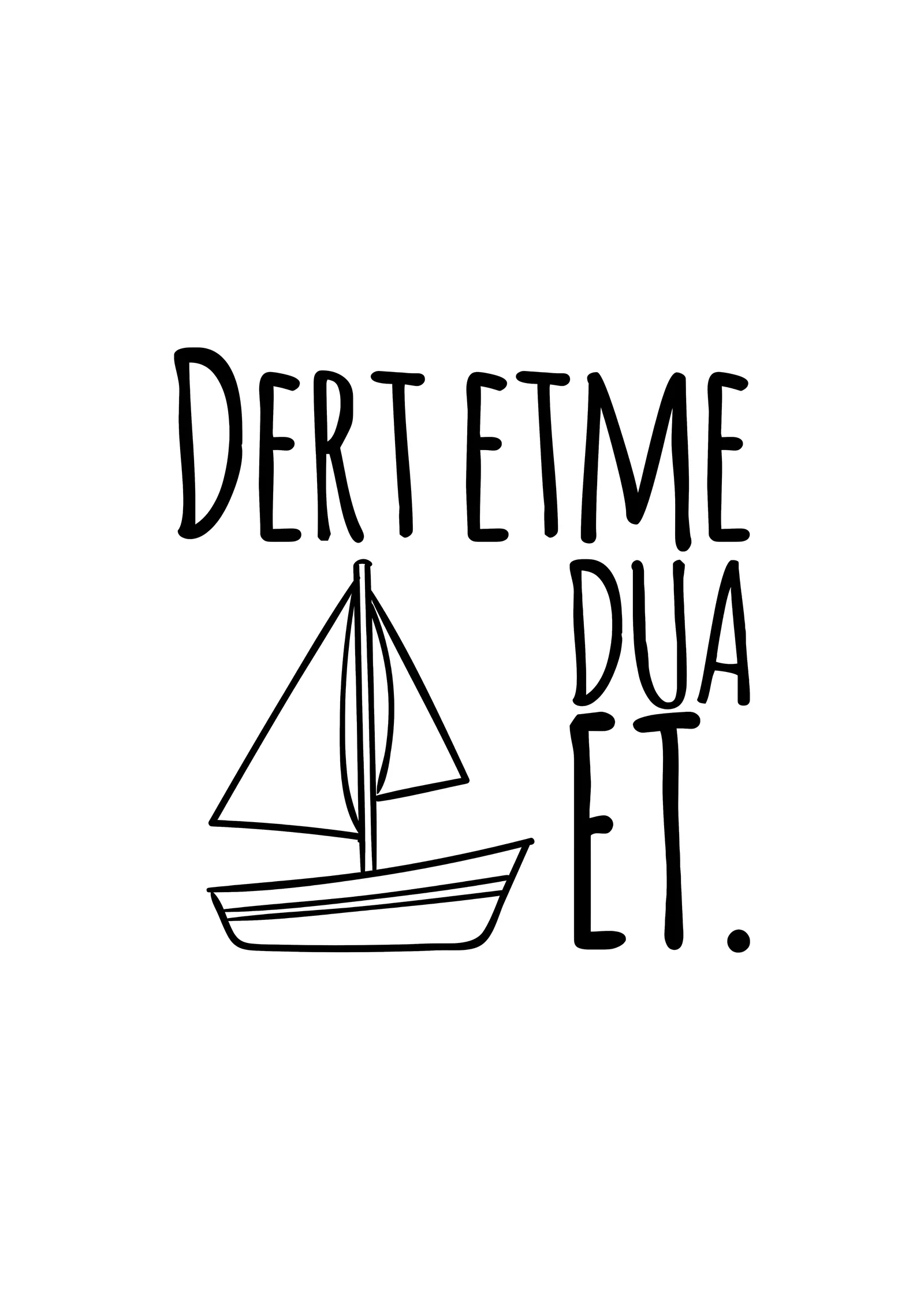 Dert Etme Dua Et metal tablo