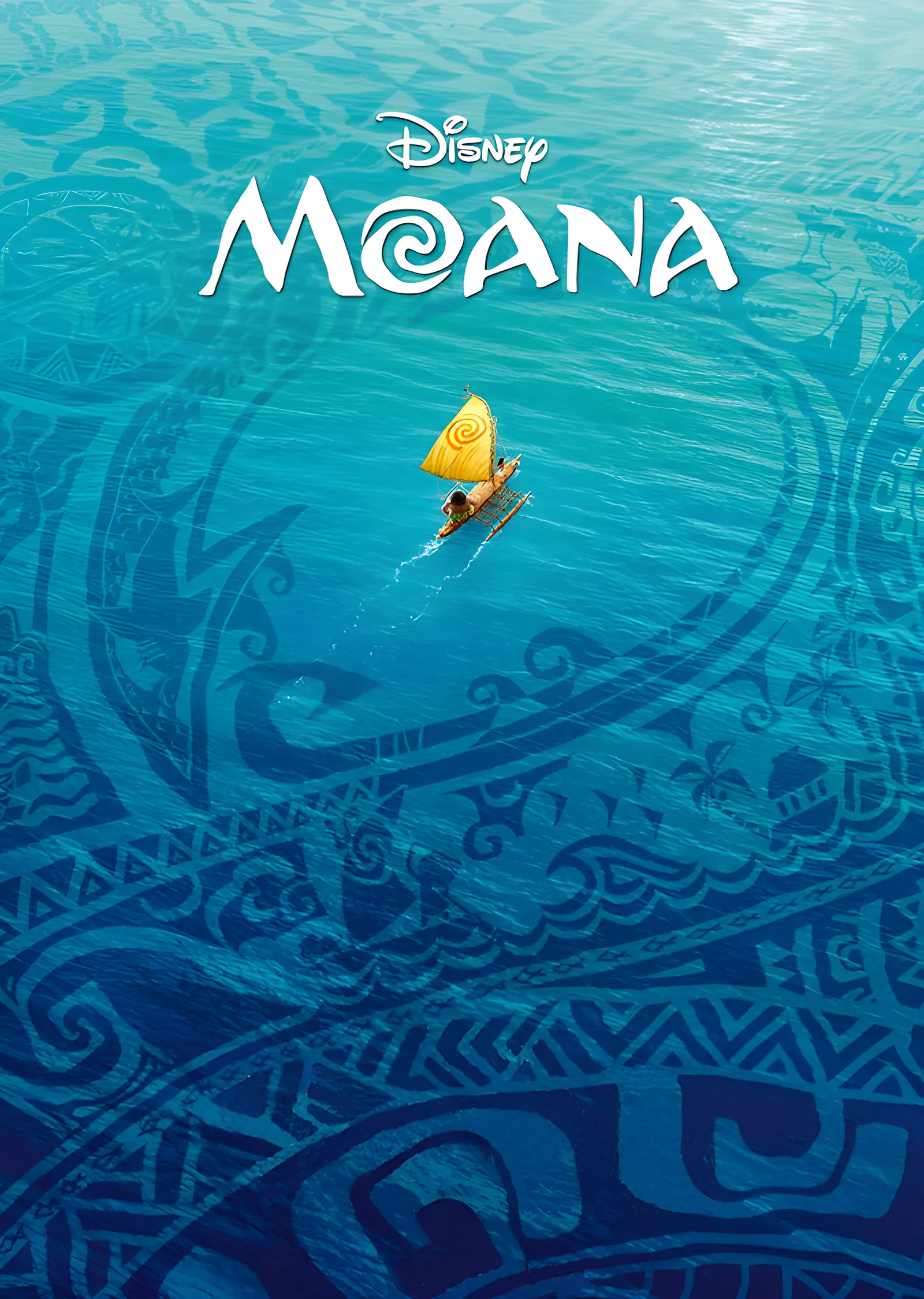 Moana: Okyanus Deseni metal tablo