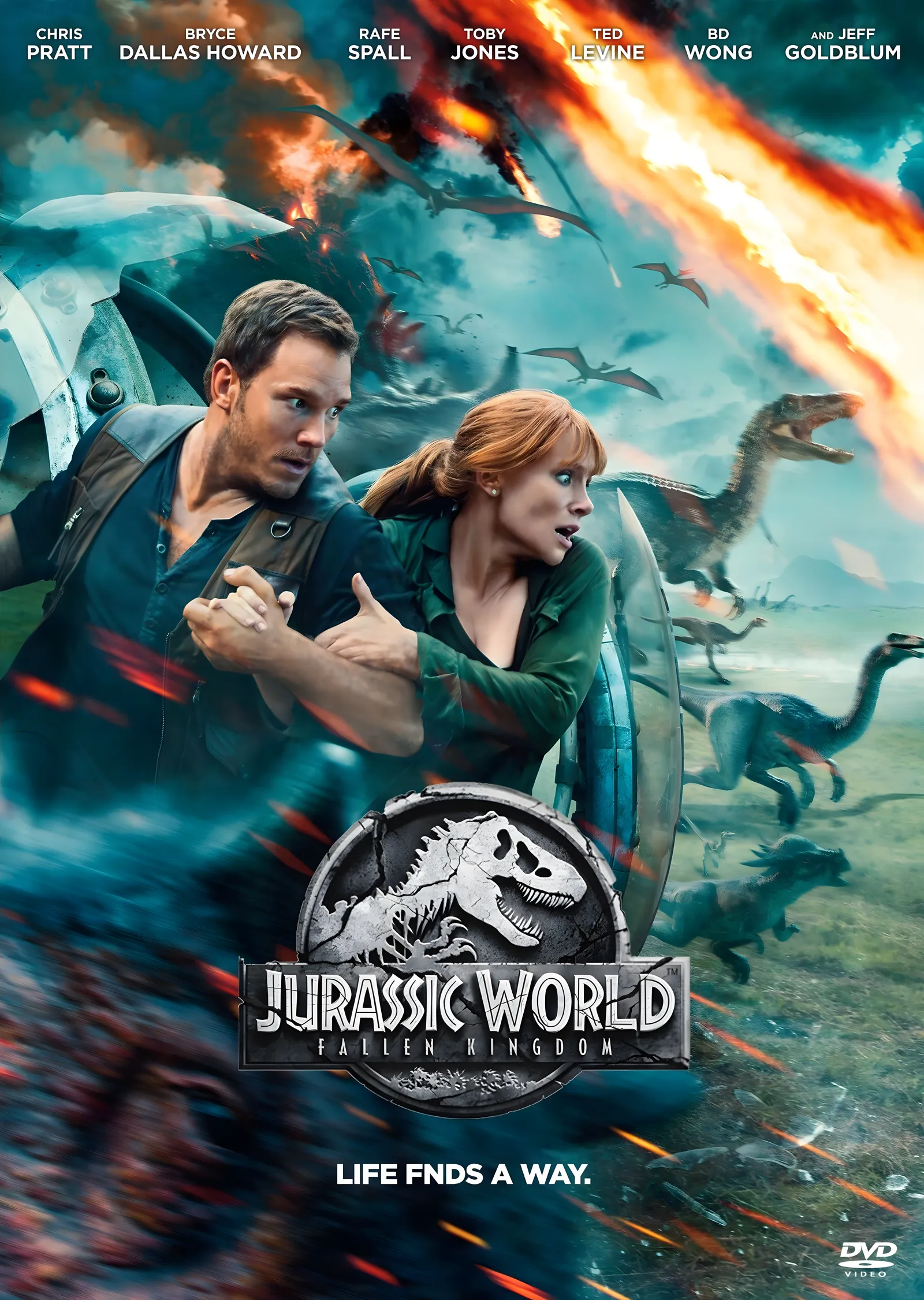 Jurassic World: Fallen Kingdom metal tablo