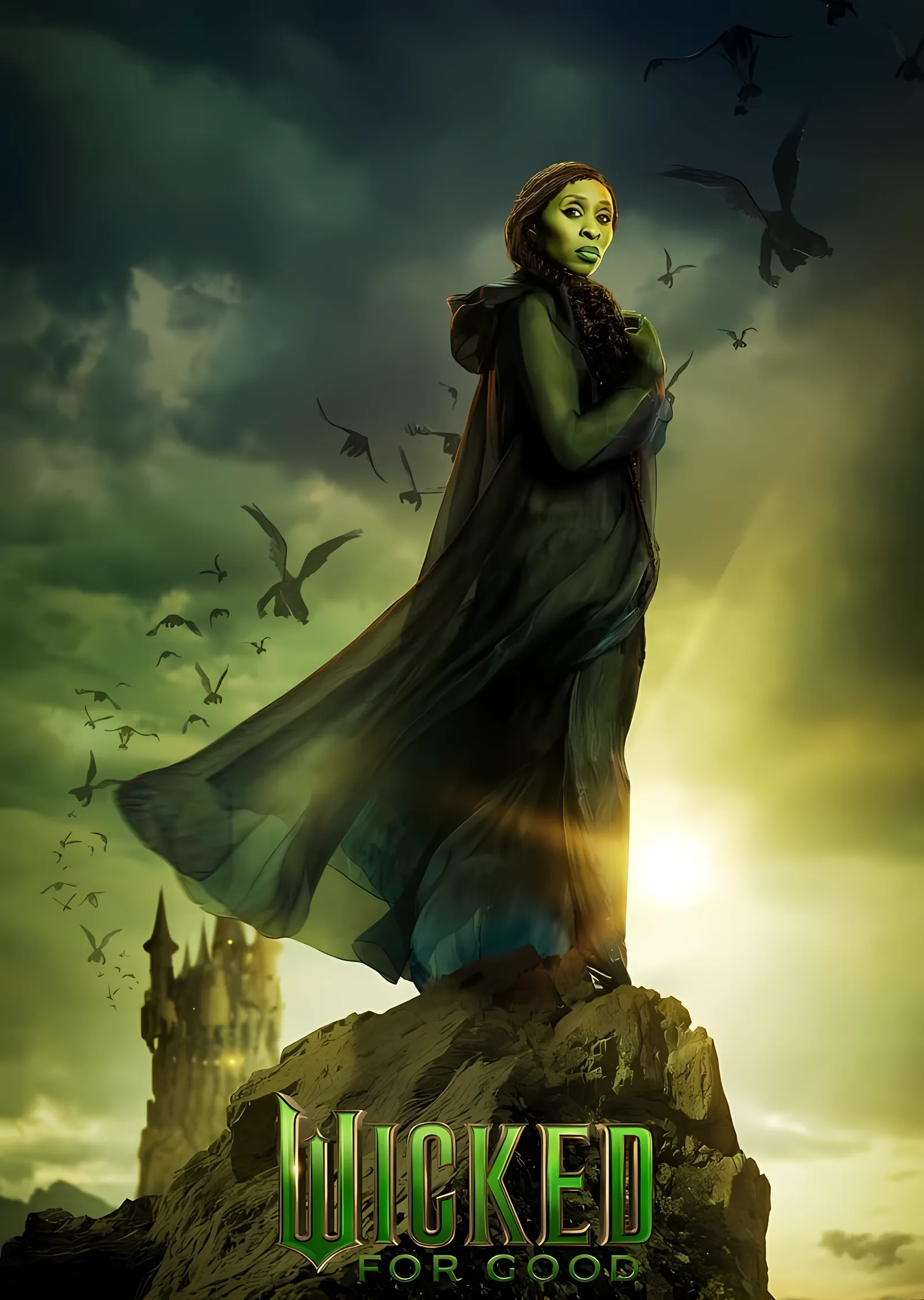 Wicked: For Good - Elphaba metal tablo