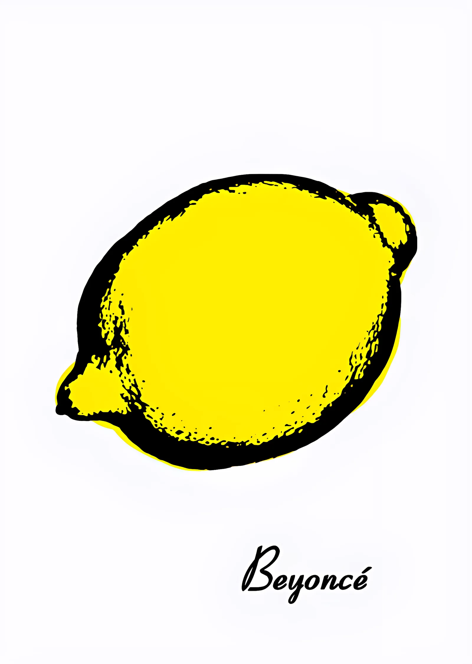 Beyoncé: Limon metal tablo