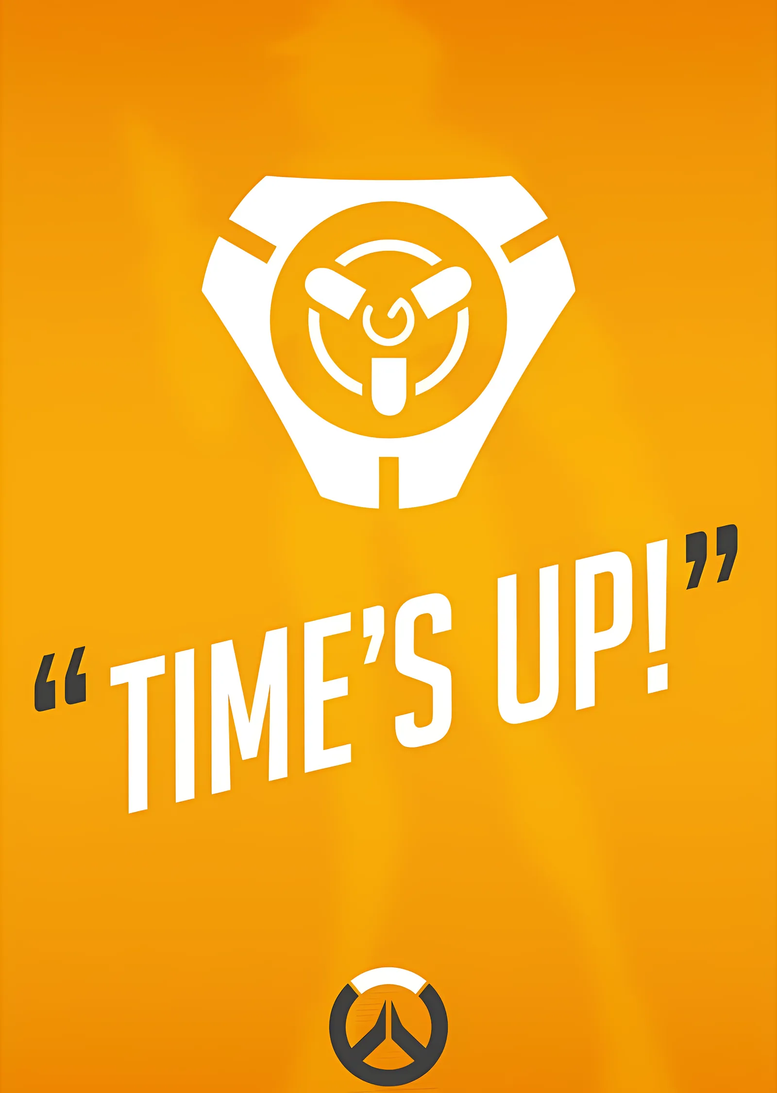 Overwatch - Time's Up! metal tablo