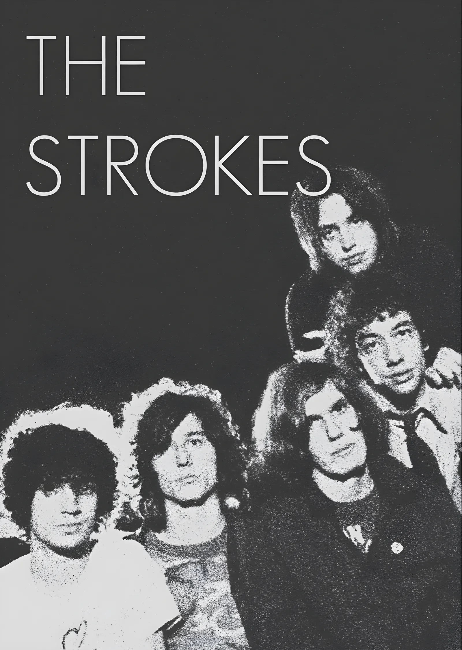 The Strokes: Gri Kadro metal tablo