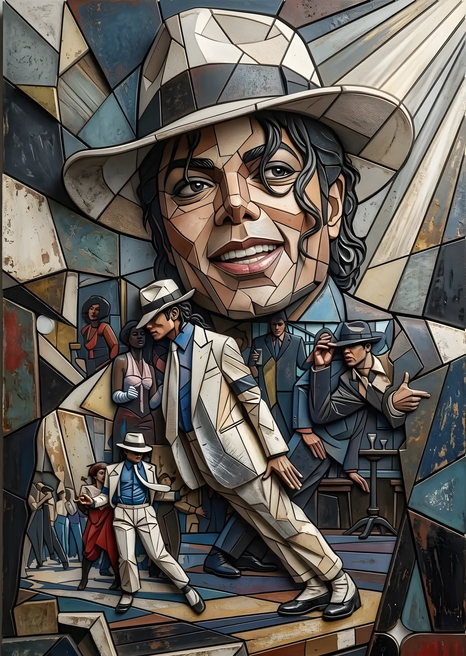 Michael Jackson metal tablo
