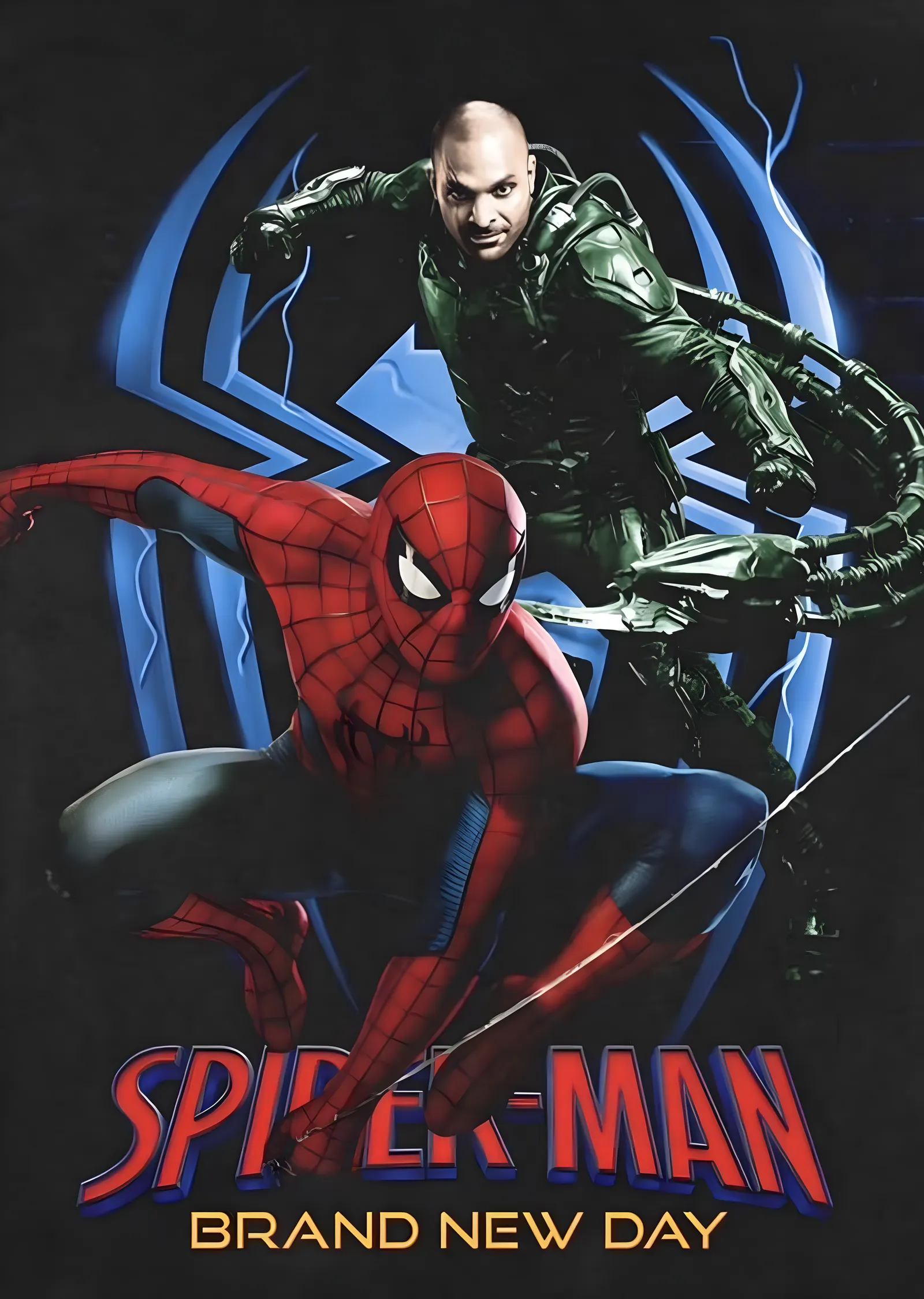 Spider-Man: Mavi Amblem metal tablo