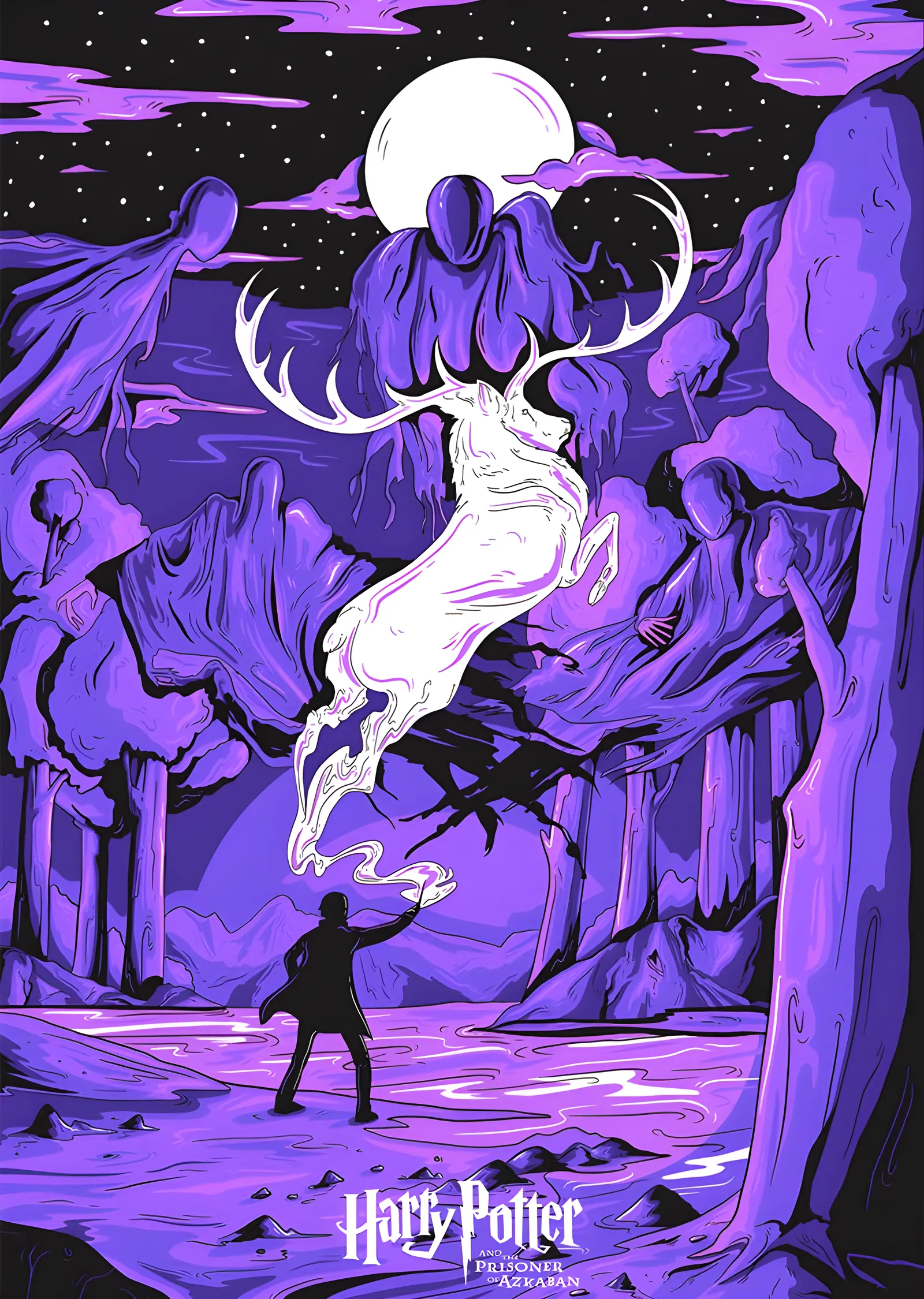 Harry Potter and the Prisoner of Azkaban · Mor Gece metal tablo