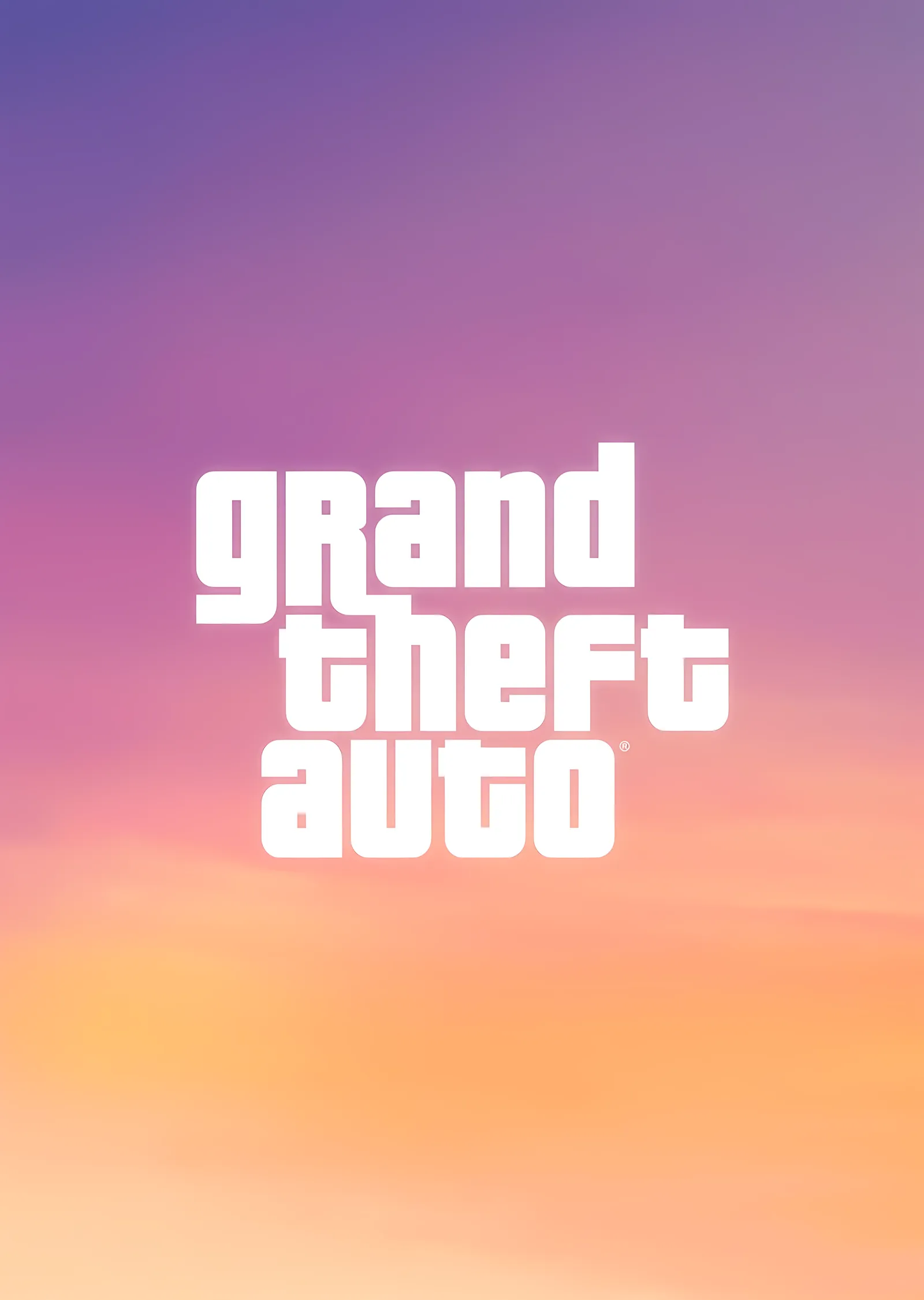 Grand Theft Auto: Gün Batımı Logosu metal tablo