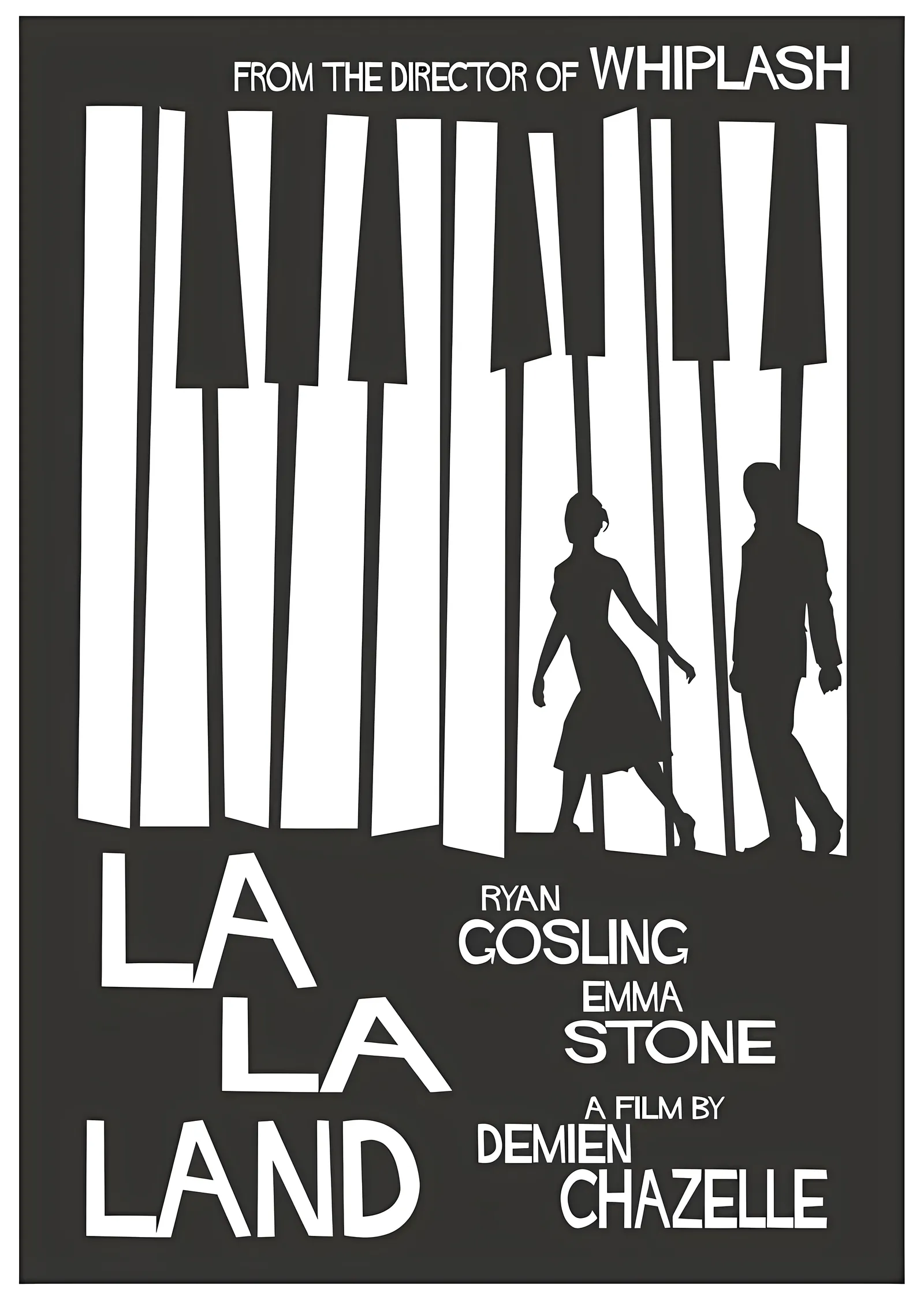 La La Land: Damien Chazelle Filmi metal tablo