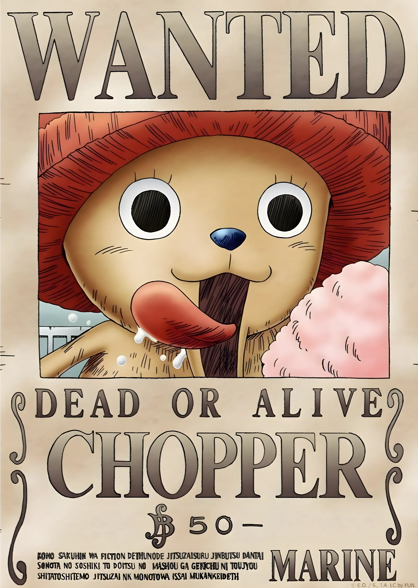 Tony Tony Chopper: Aranıyor! metal tablo