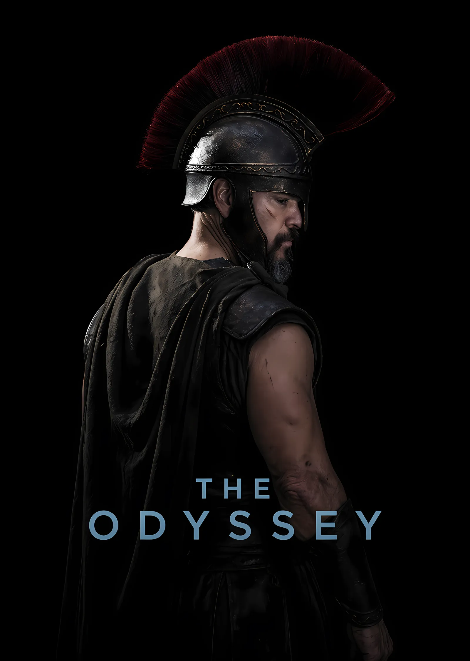 The Odyssey: Miğferli Savaşçının Profili metal tablo