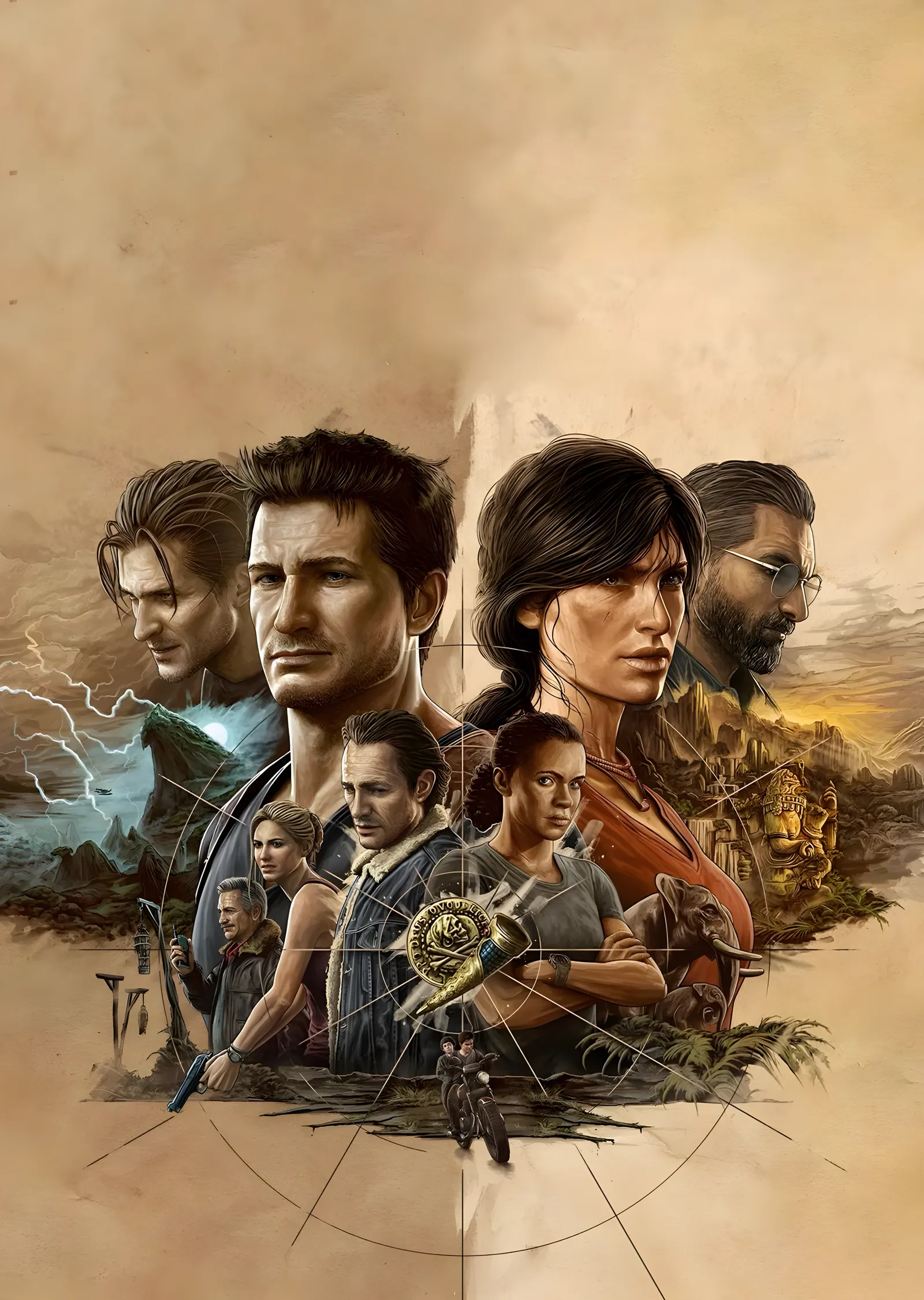 Uncharted: Legacy of Thieves metal tablo