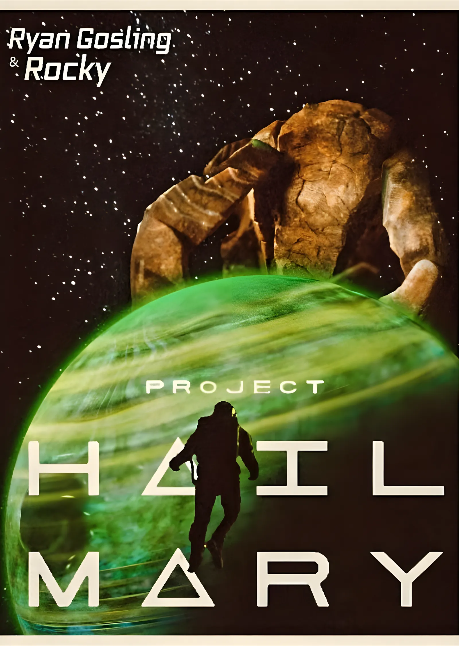 Project Hail Mary - Yeşil Gezegende Astronot metal tablo