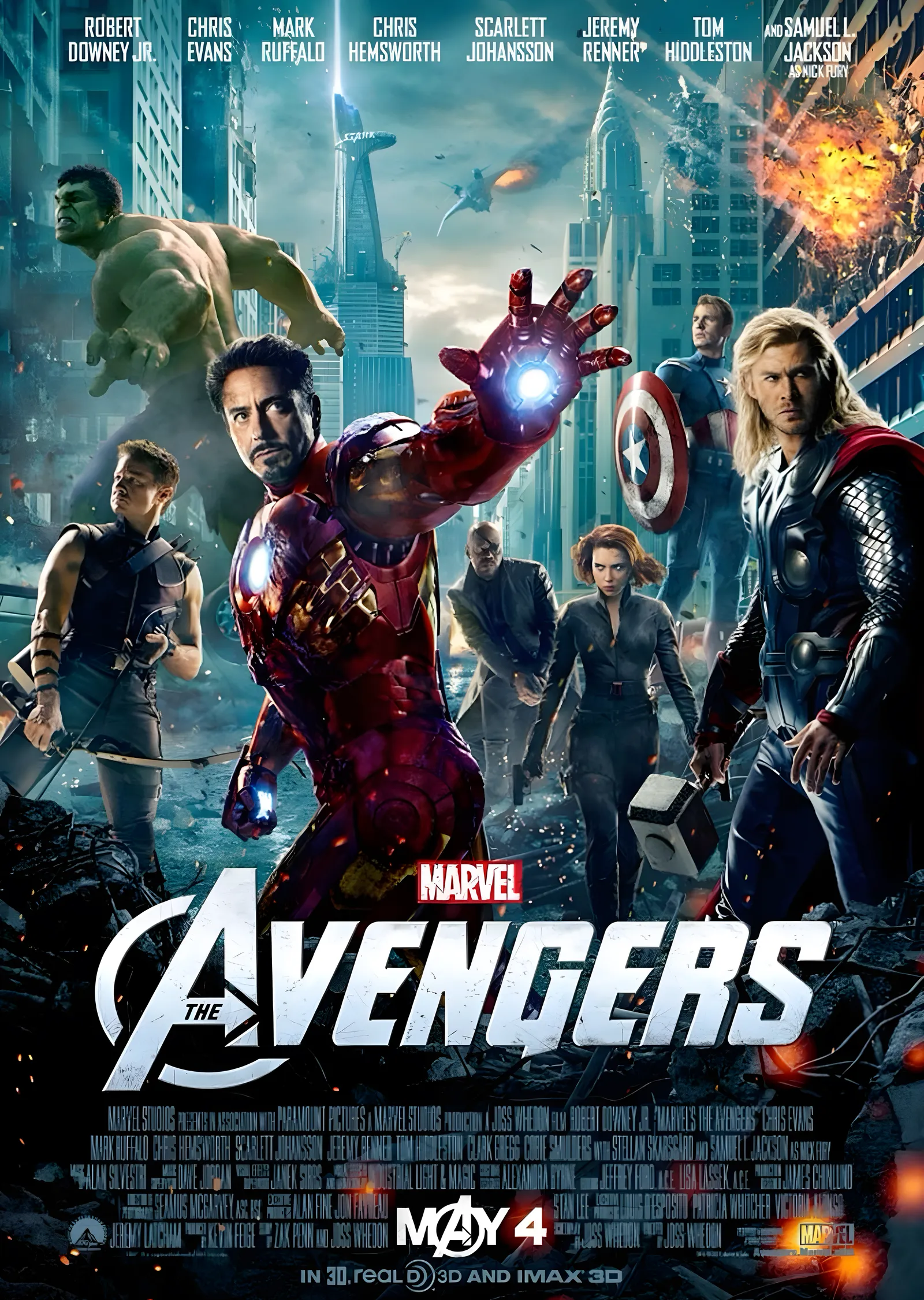 The Avengers metal tablo