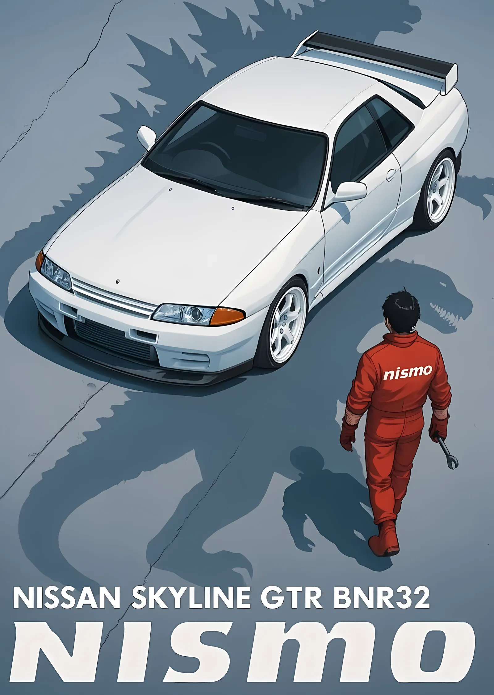 Nissan Skyline GT-R BNR32 Nismo metal tablo