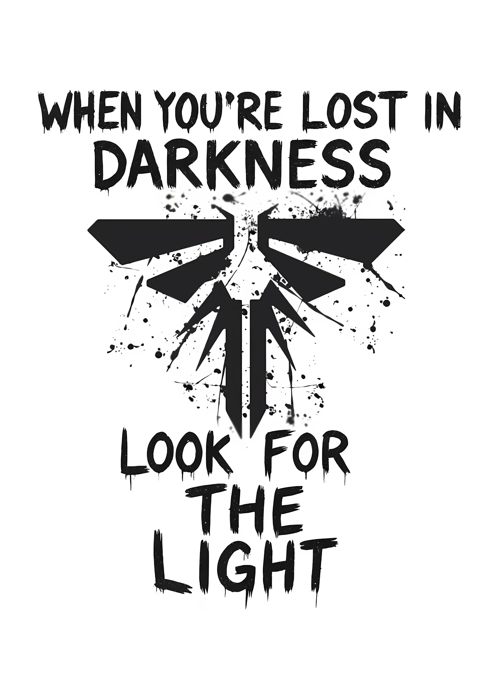 Look for the Light metal tablo