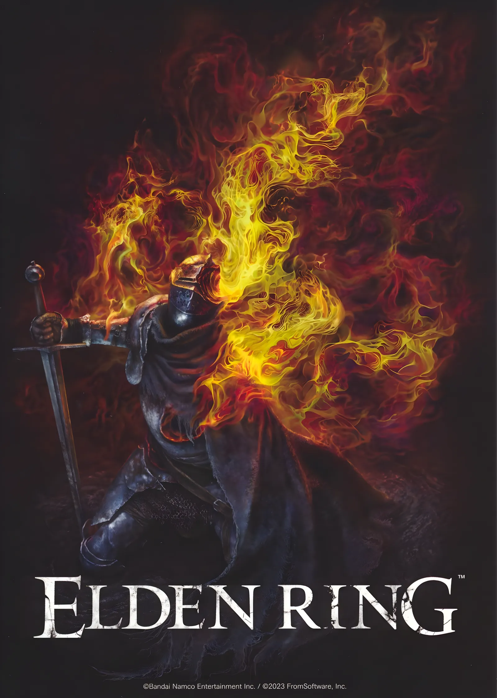 Elden Ring - Alev metal tablo