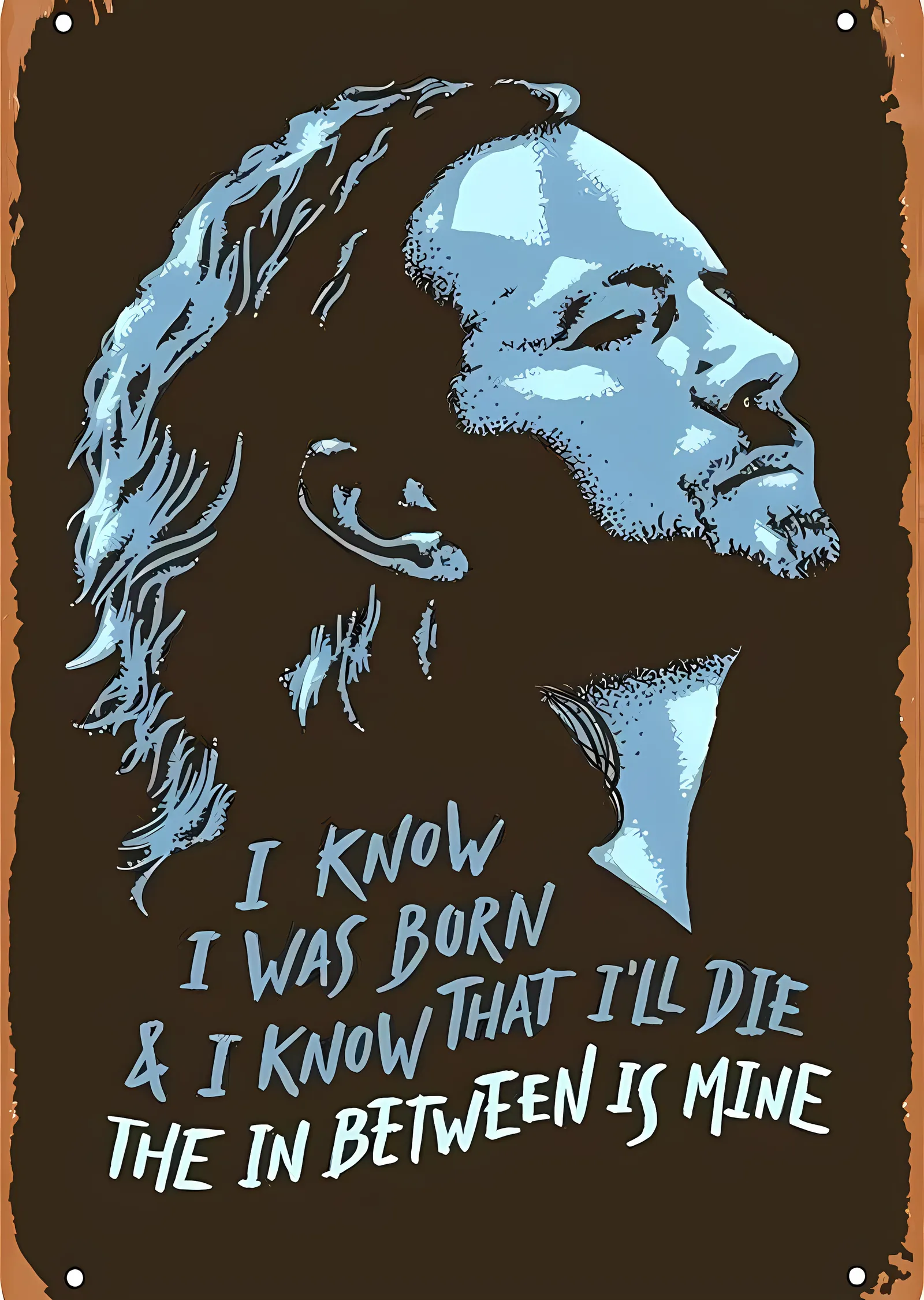 Pearl Jam: The In Between Is Mine metal tablo