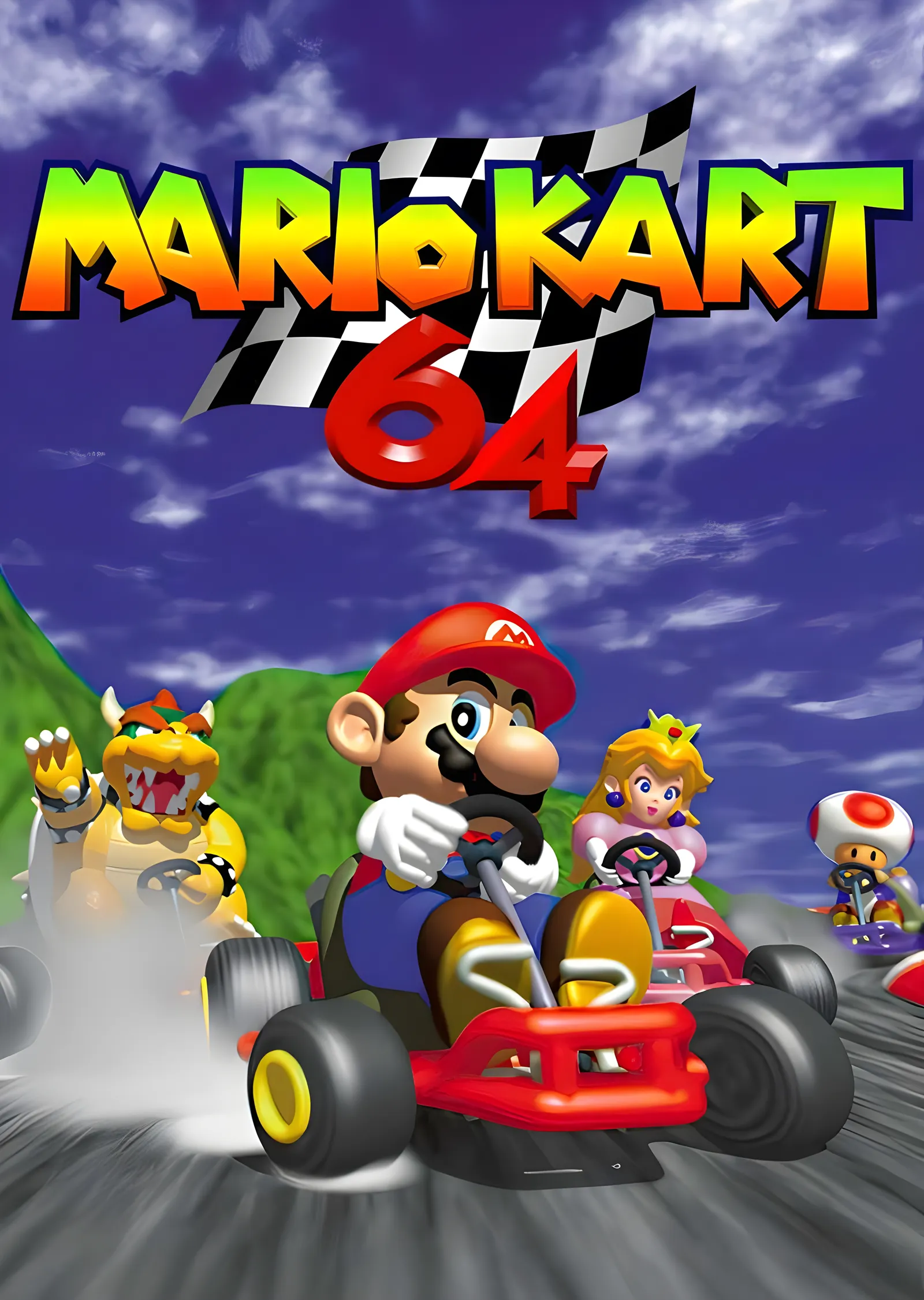 Mario Kart 64 metal tablo