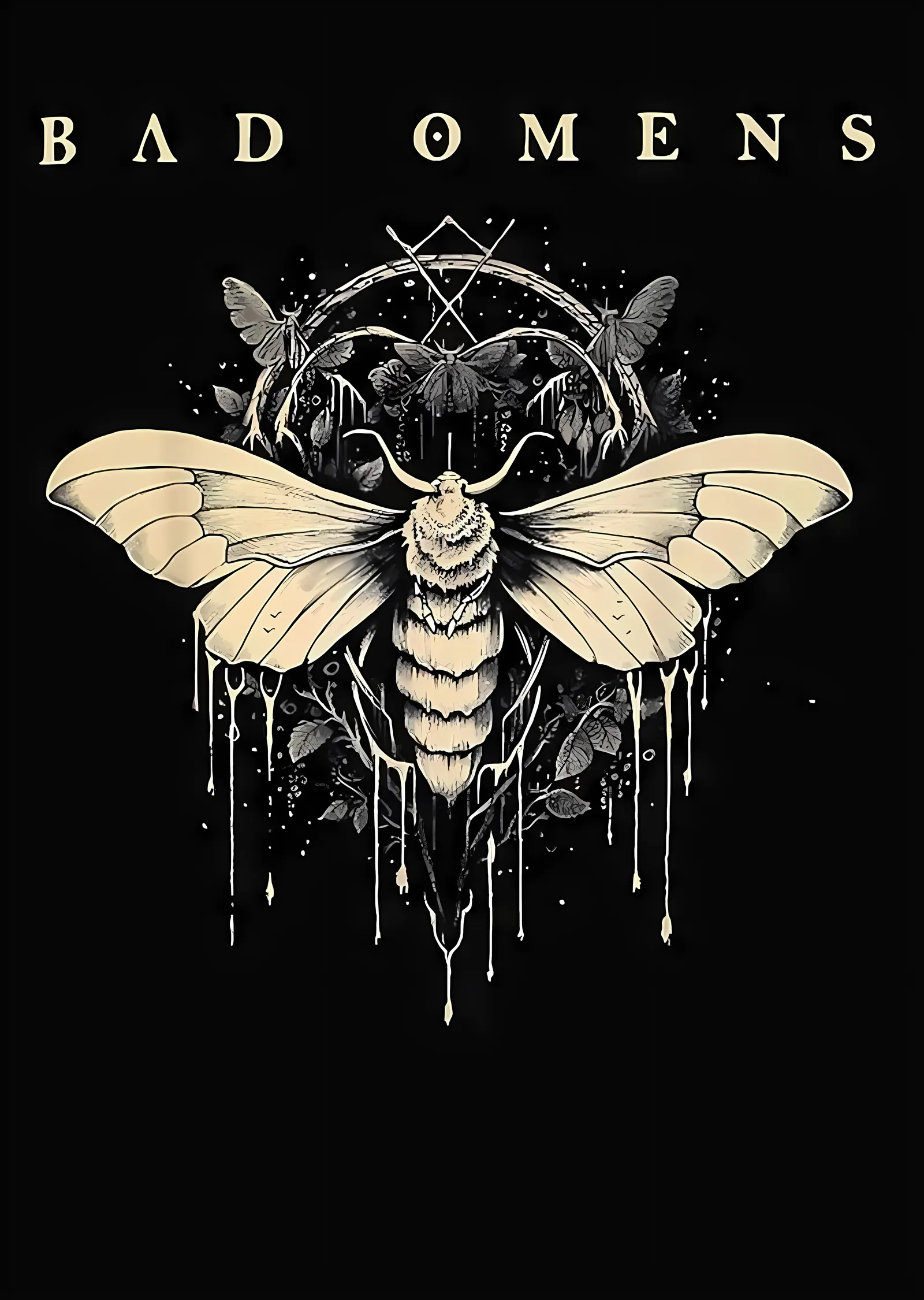 Bad Omens - Güve metal tablo