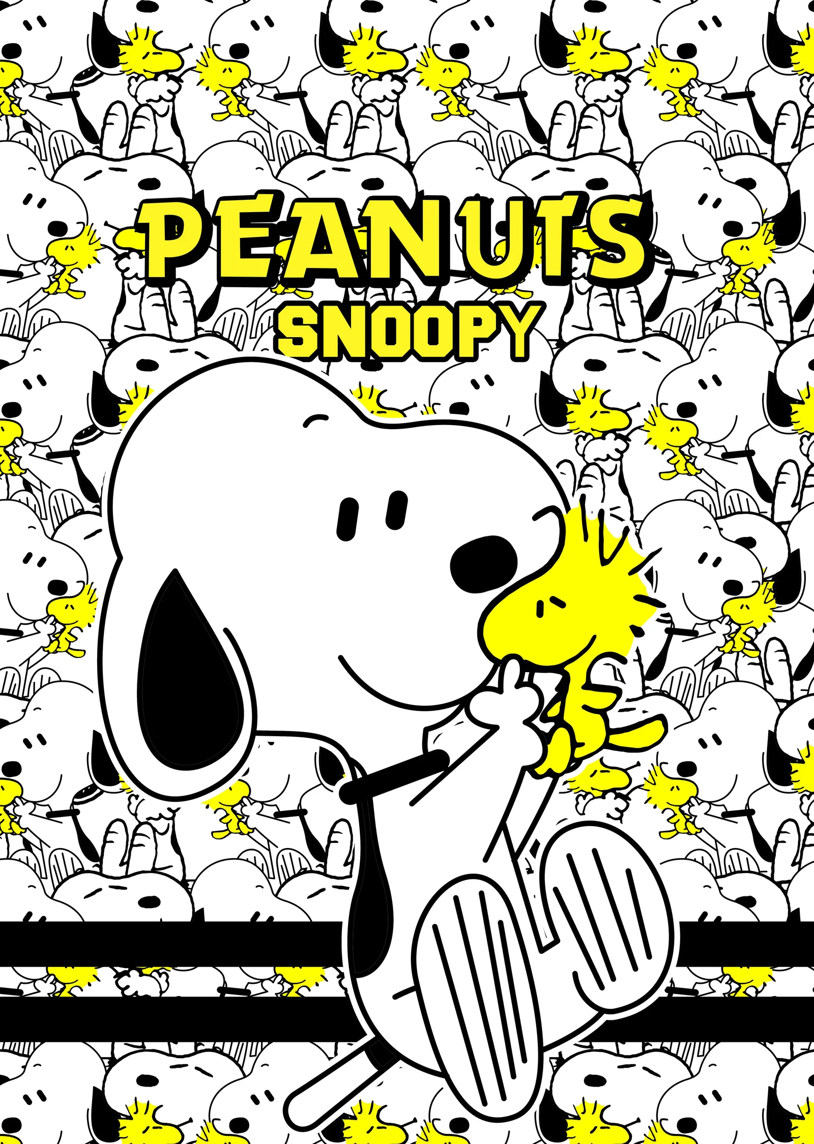 Peanuts - Snoopy ve Woodstock metal tablo