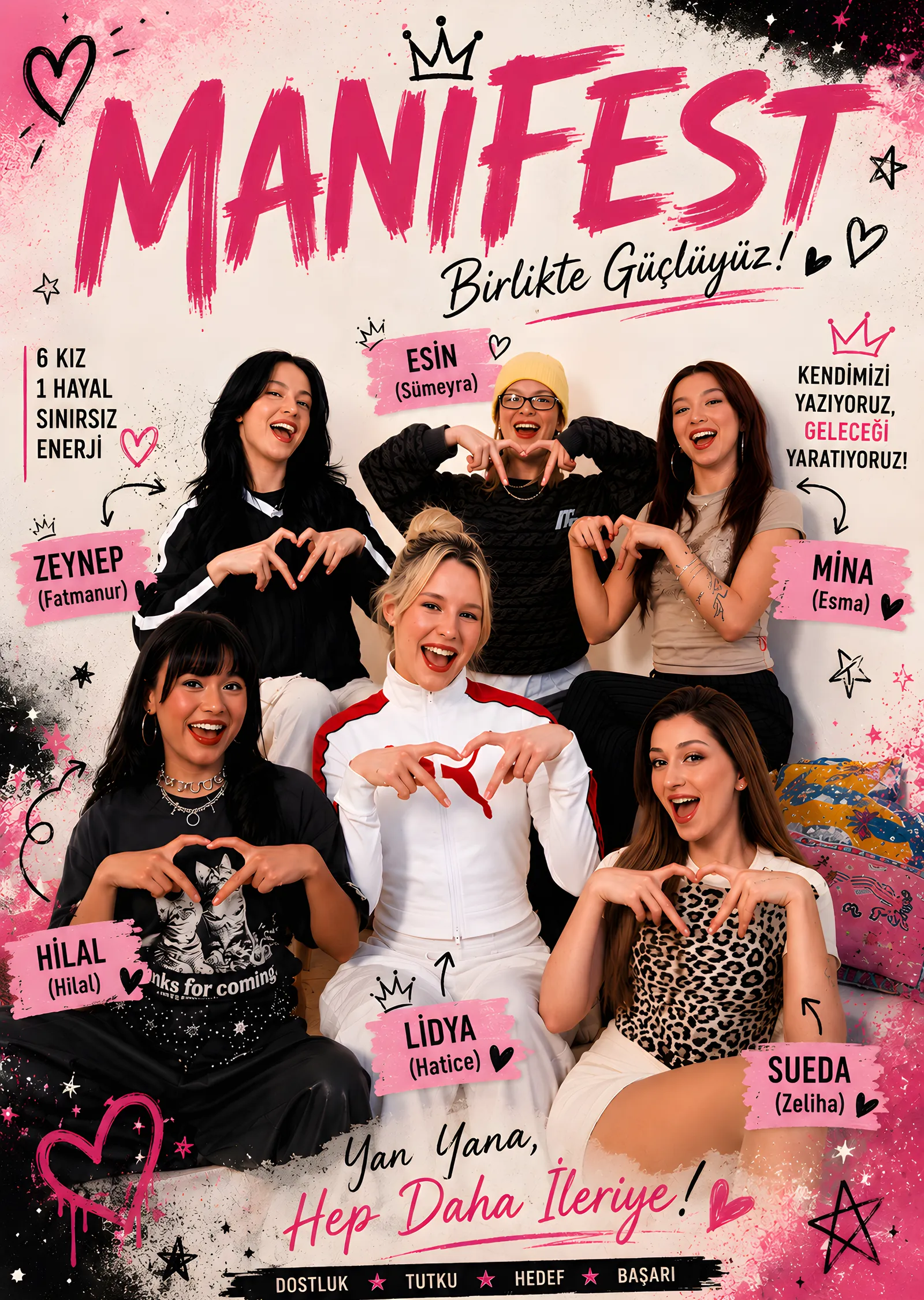 Manifest: Birlikte Güçlüyüz metal tablo