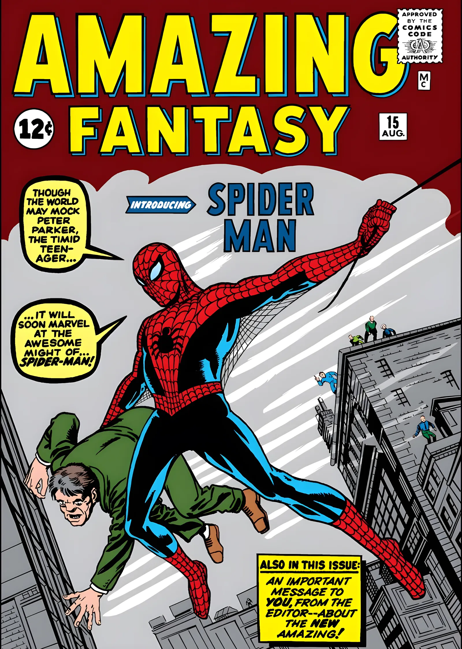 Amazing Fantasy: Spider-Man metal tablo