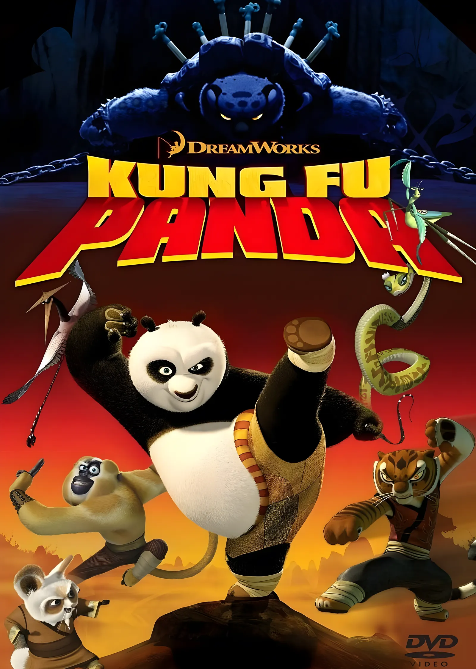 Kung Fu Panda: Kırmızı Gökyüzü metal tablo