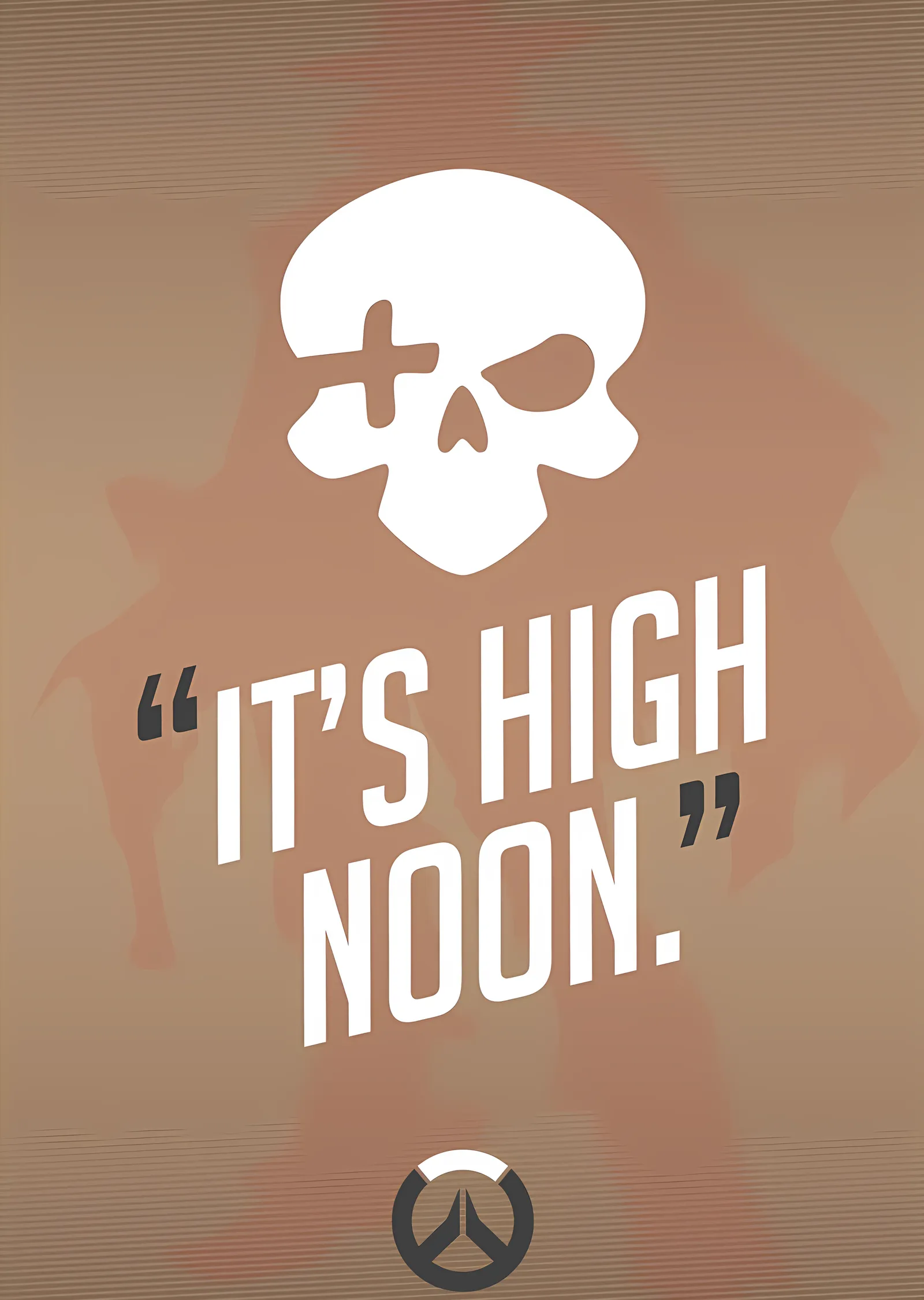 Overwatch - McCree: It's High Noon metal tablo