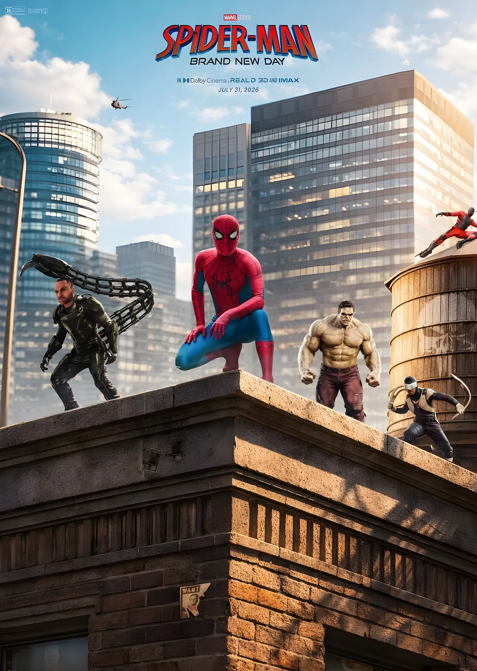 Spider-Man: Çatı Buluşması metal tablo