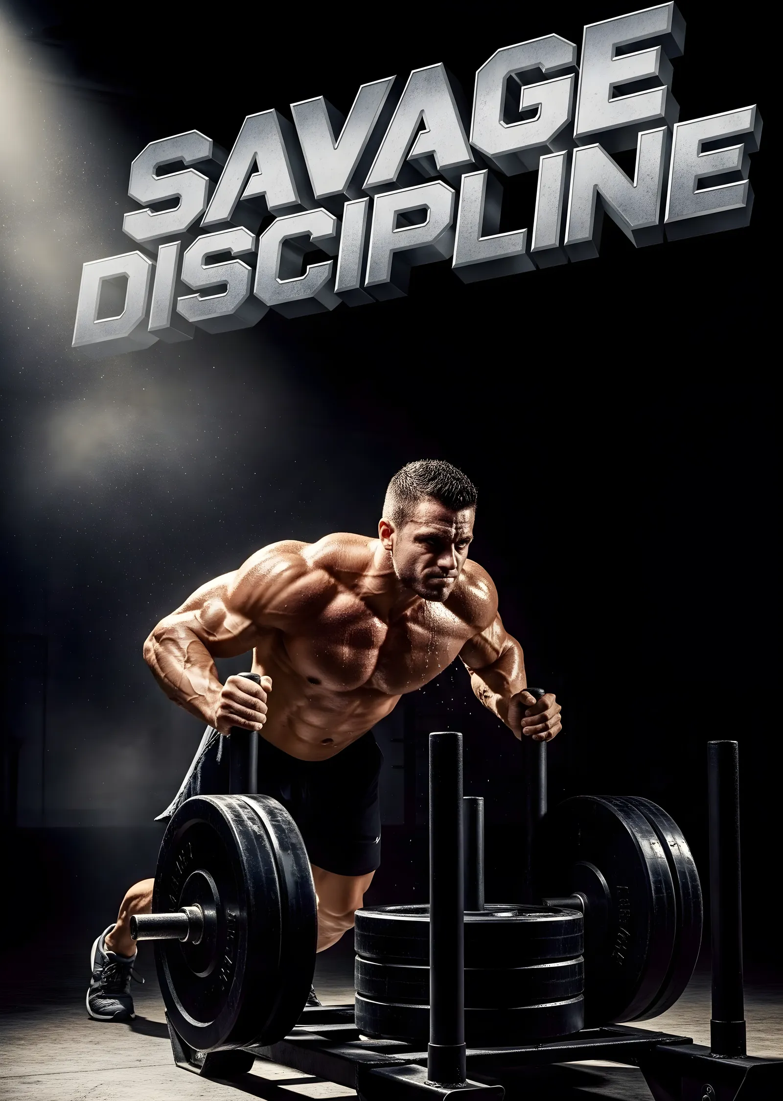 Savage Discipline metal tablo